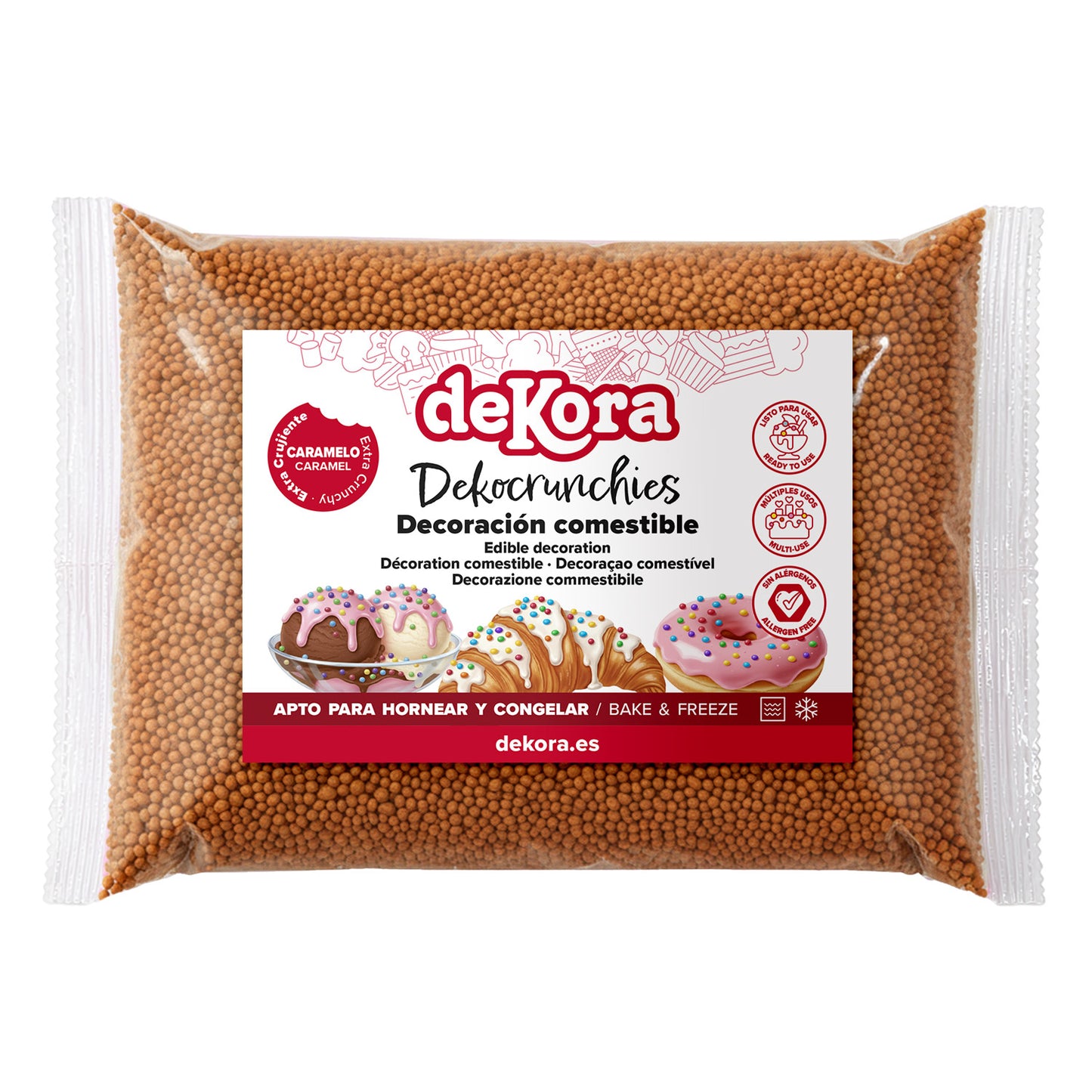 DEKOCRUNCHIES CARAMEL FLAVOUR 1KG