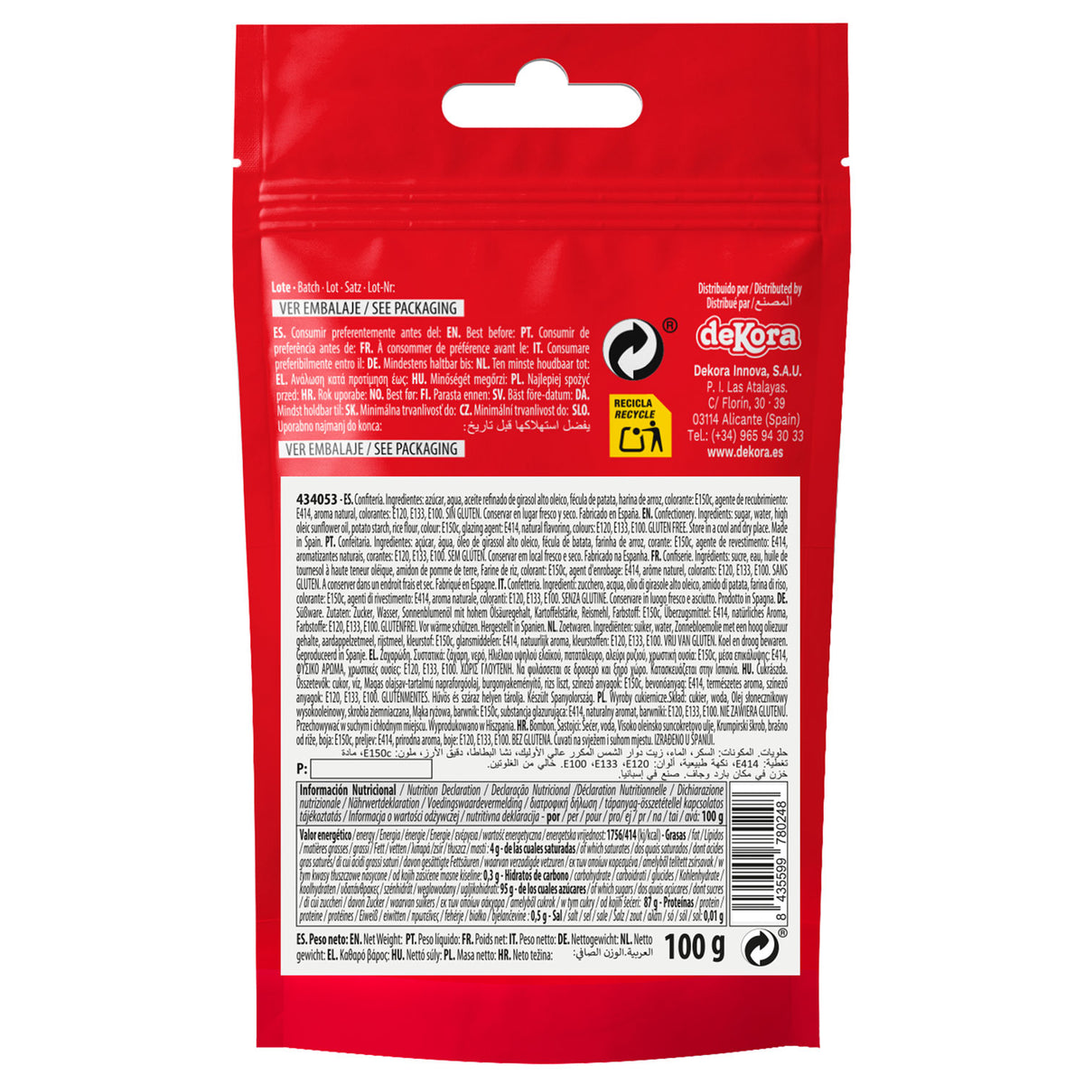 SPRINKLE MIX CALABAZA Y MURCIÉLAGOS ENCHANTED NIGHT 100GR