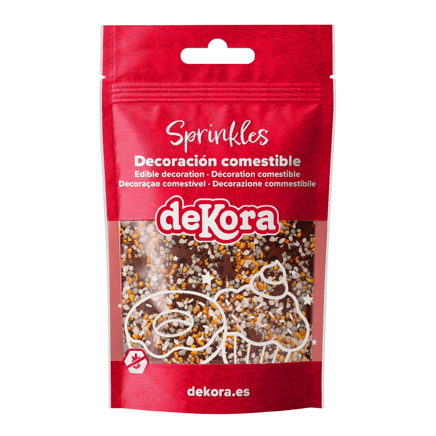 SPRINKLE MIX FIGURA JENGIBRE Y CRUNCHIES GINGER GLOW 100GR