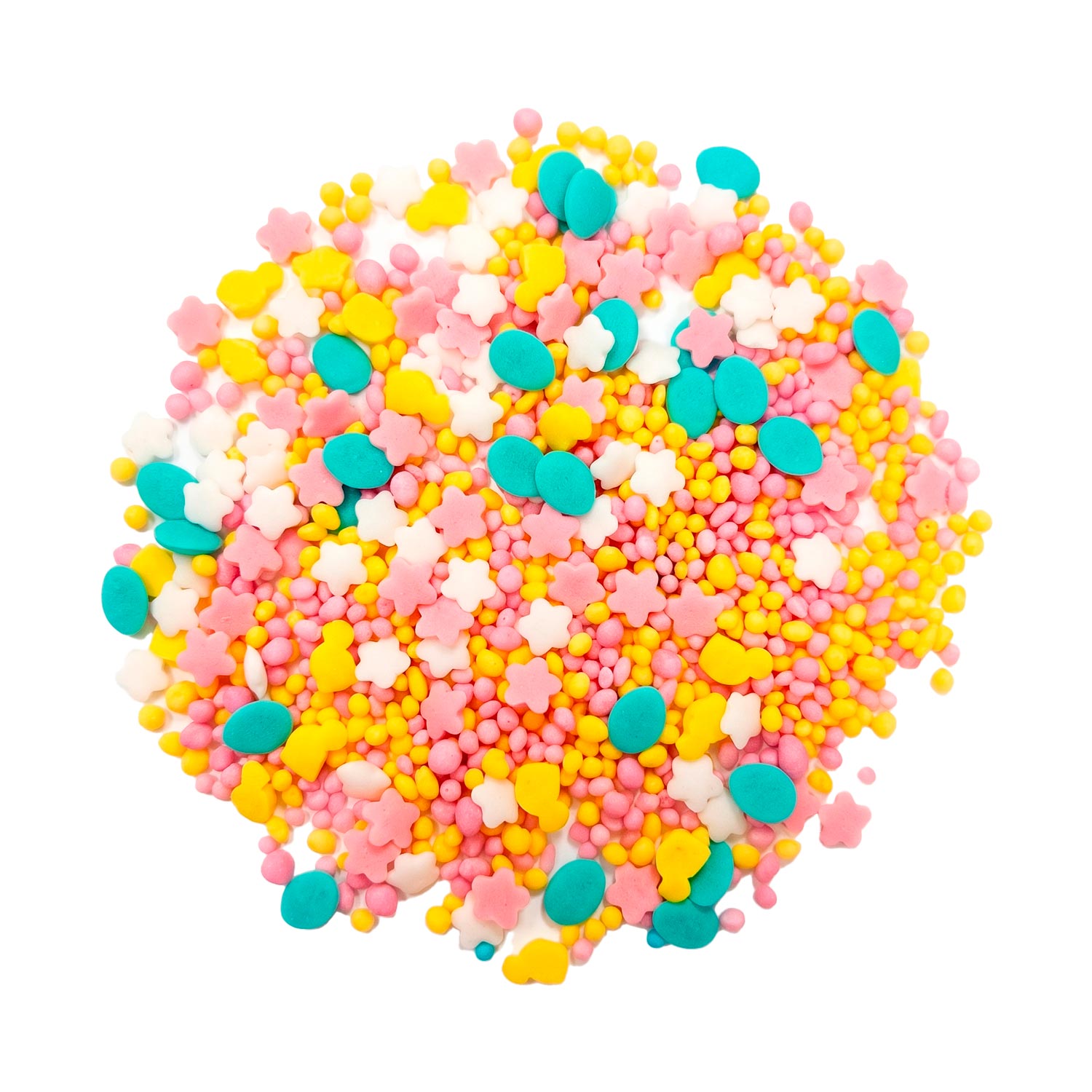 SPRINKLE MIX CHICK, FLOWER AND EGG SWEET EASTER 100GR