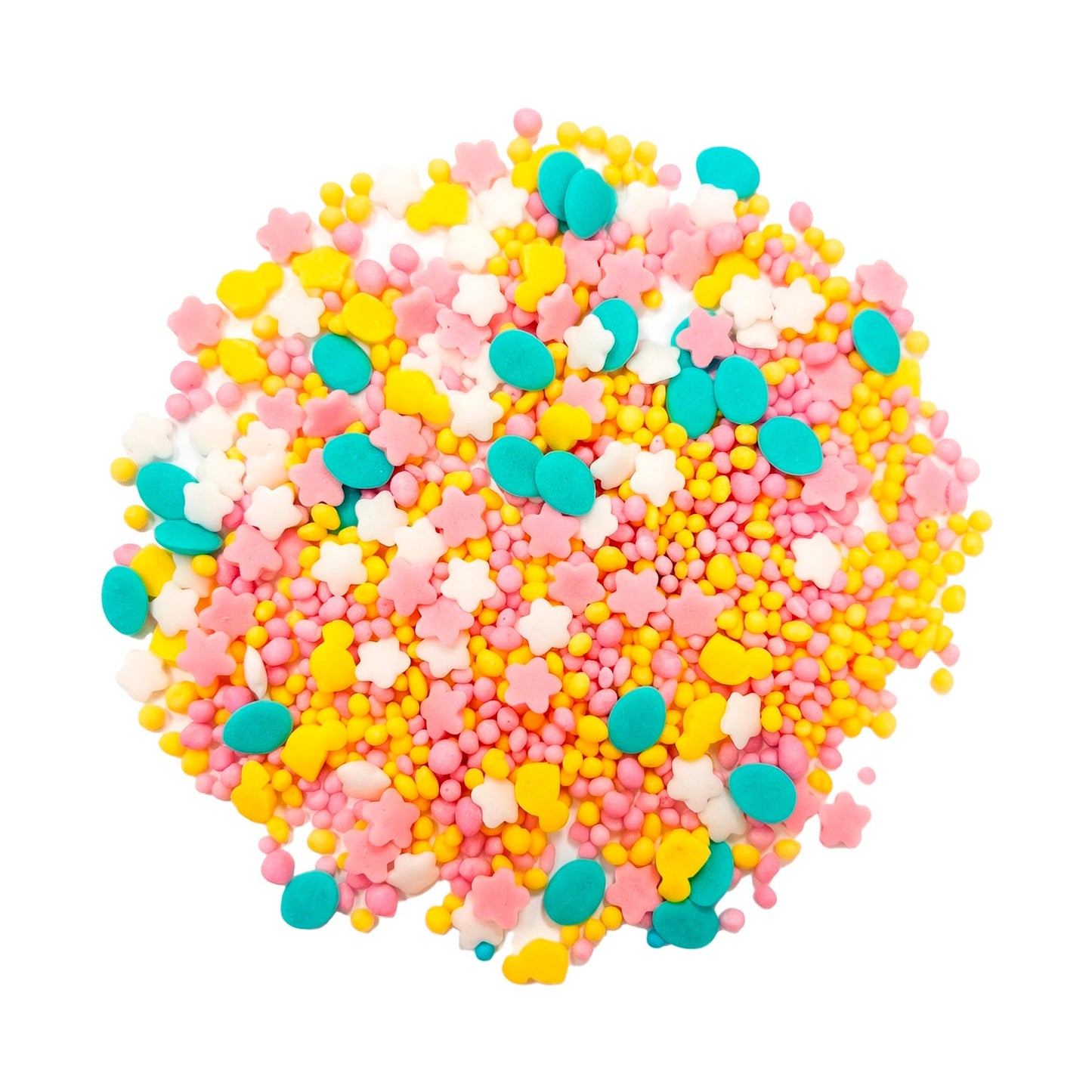SPRINKLE MIX CHICK, FLOWER AND EGG SWEET EASTER 100GR