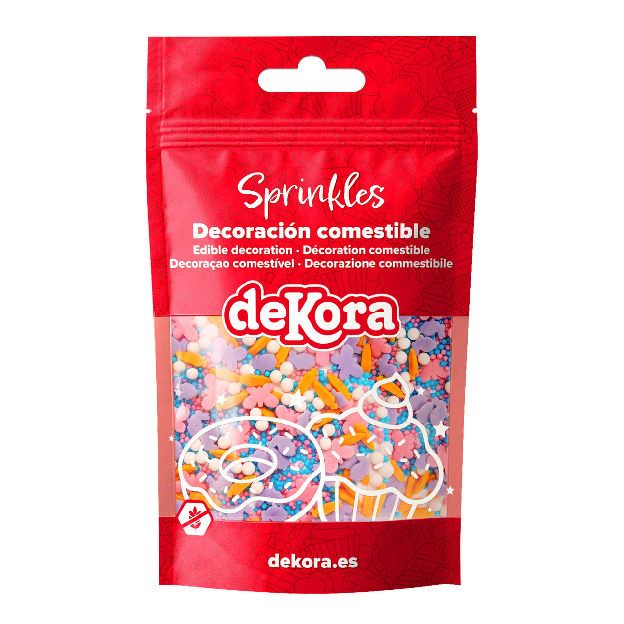 SPRINKLE MIX RABBIT, CARROT AND BUTTERFLY FUNNY BUNNY 100G