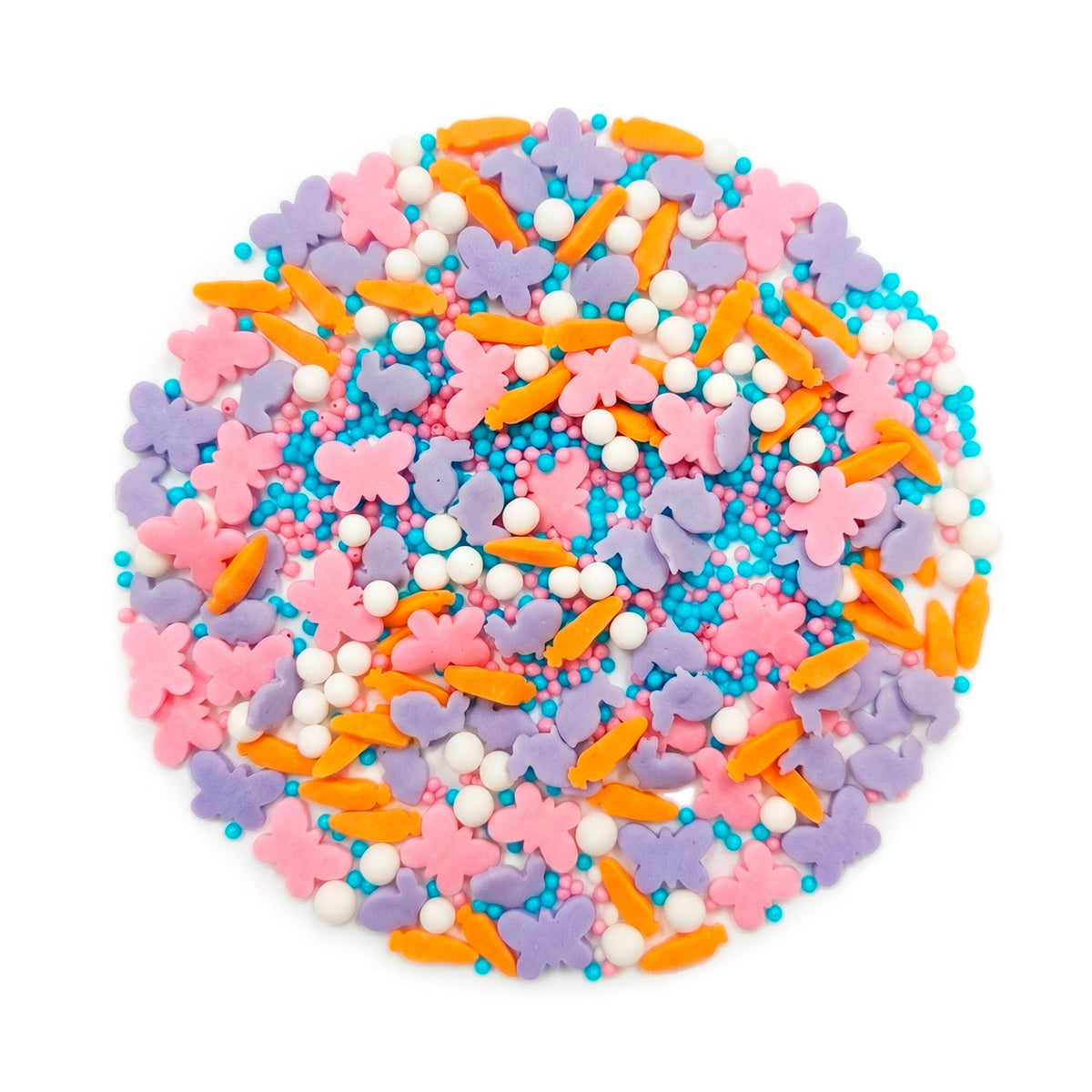 SPRINKLE MIX RABBIT, CARROT AND BUTTERFLY FUNNY BUNNY 100G