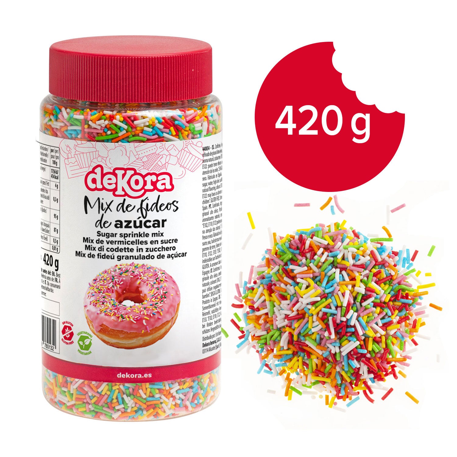 SUGAR NOODLES COLORS 420GR