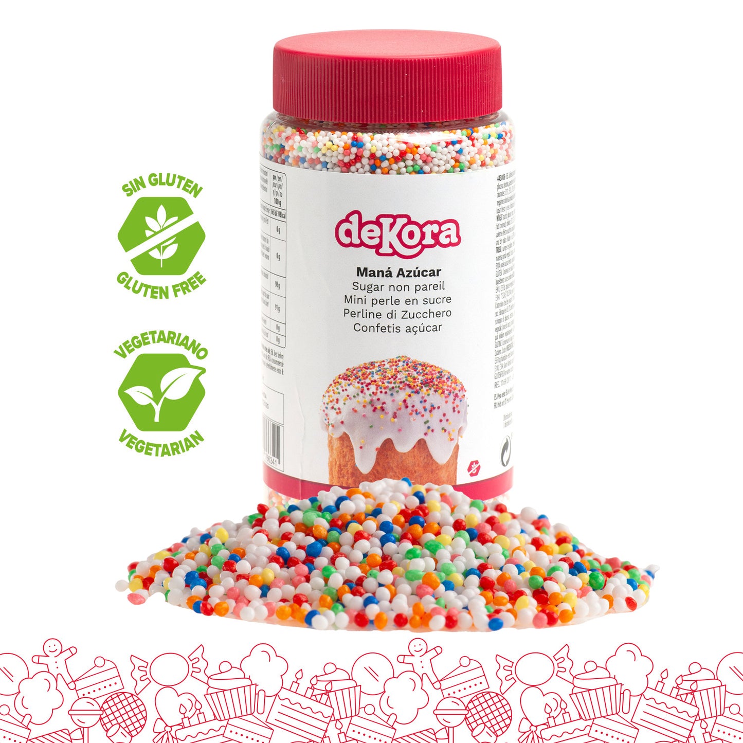 MIXED GRANITE SUGAR MANNA 500GR