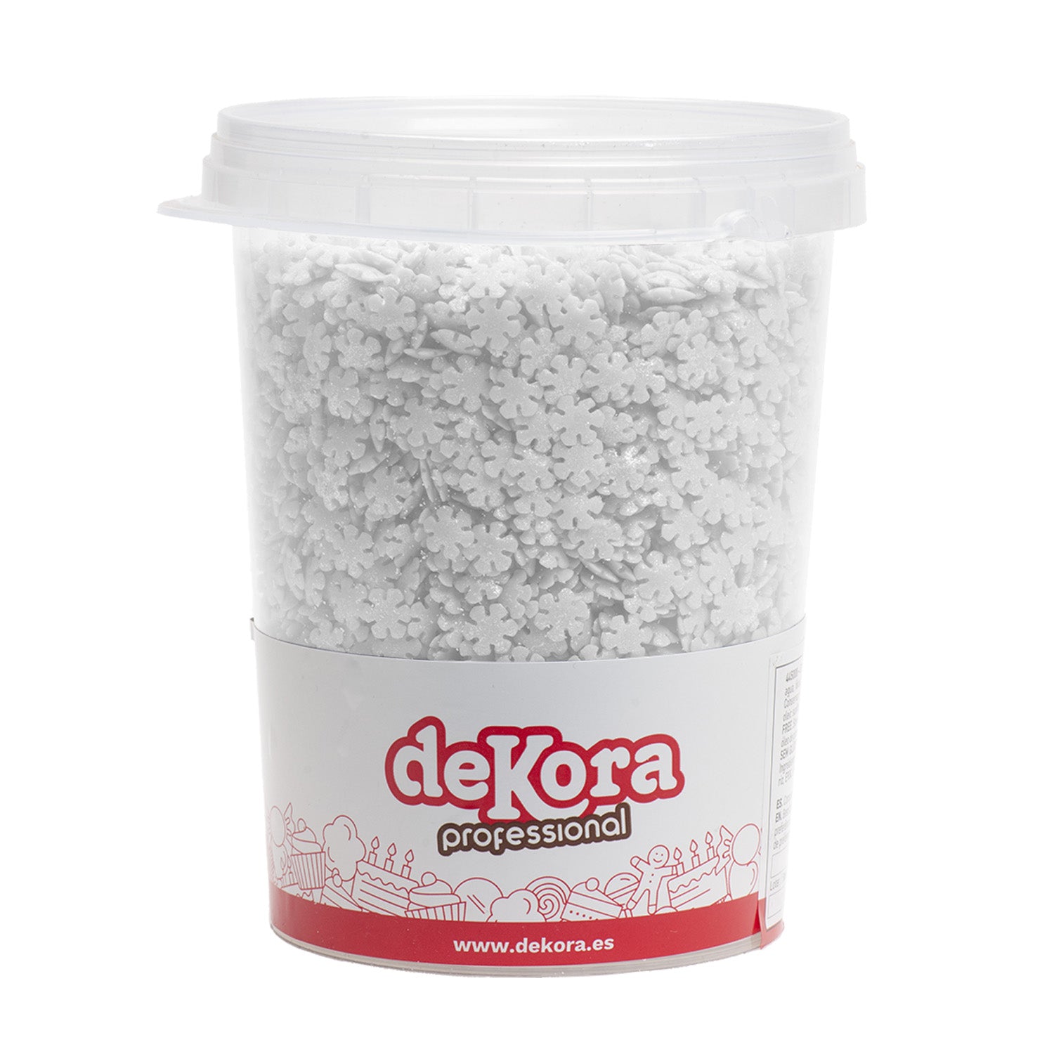 CONFETTI AÇÚCAR FLOCO DE NEVE NATAL 1KG