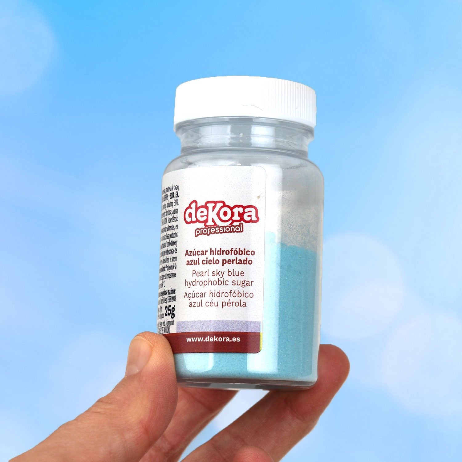 SUCRE LLUSTRE ANTIHUMIDITÉ PERLÉ BLEU CIEL AZOFREE 25G