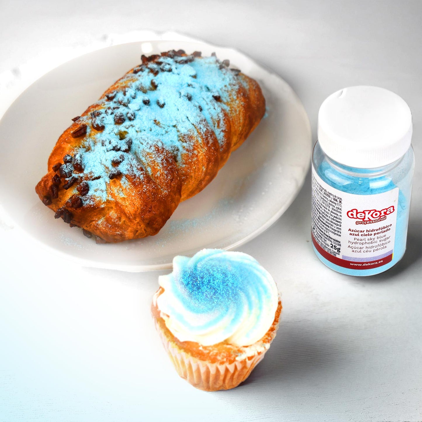 SUCRE LLUSTRE ANTIHUMIDITÉ PERLÉ BLEU CIEL AZOFREE 25G