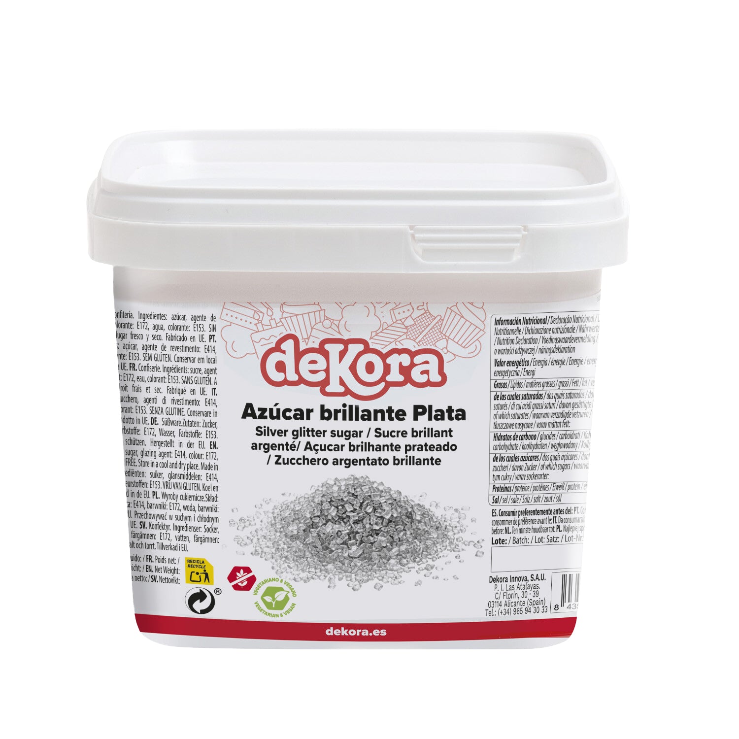 AZÚCAR BRILLANTE PLATA 900GR