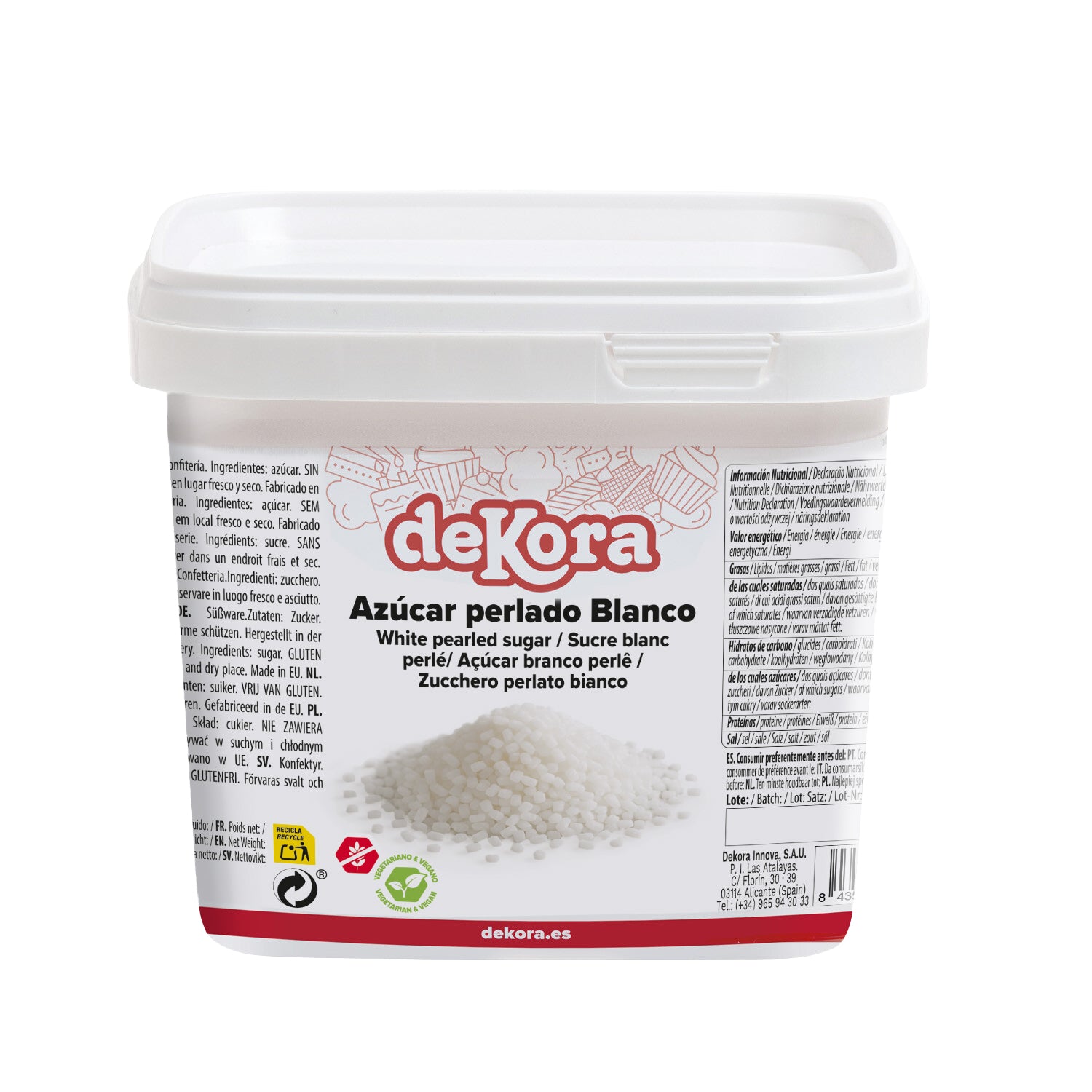 AZÚCAR BLANCO PERLADO 750G