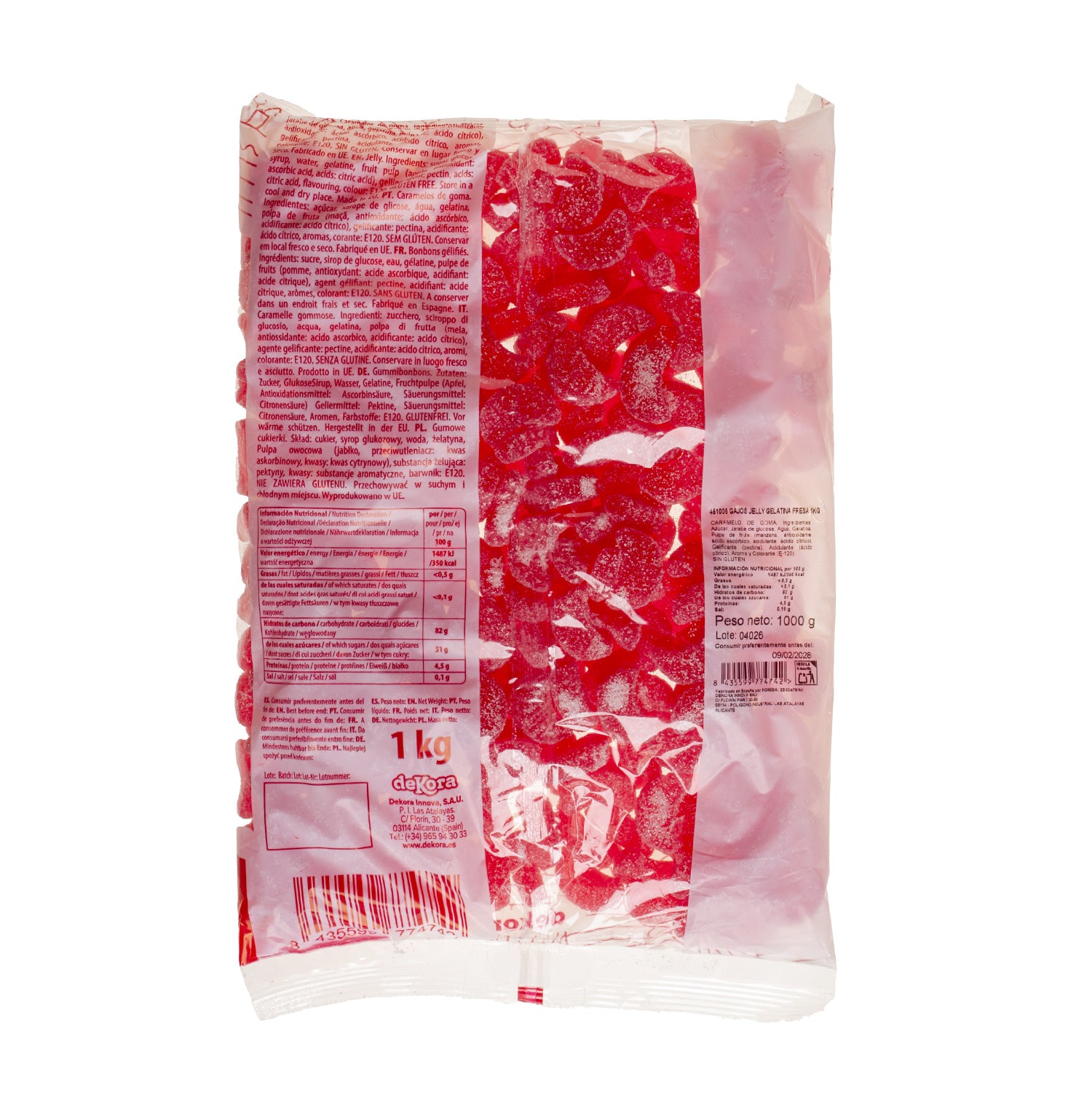 GOMOS JELLY MORANGO1 KG