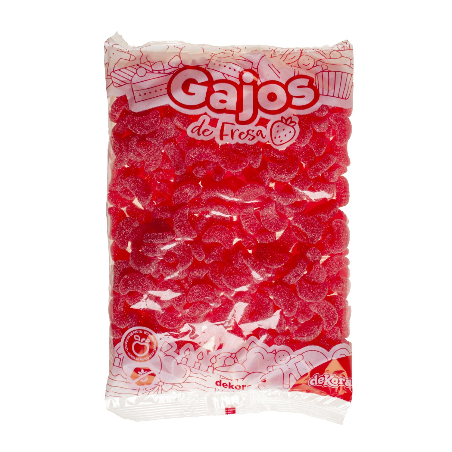 GAJOS JELLY GELATINA FRESA 1KG