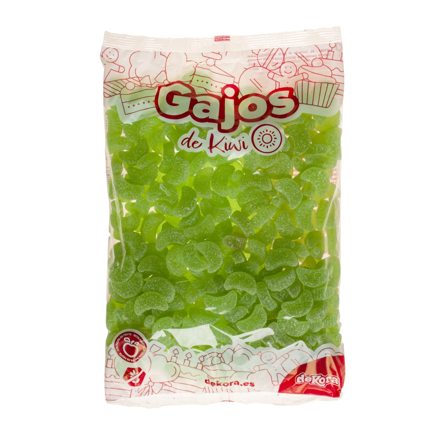 QUARTIERS DE KIWI JELLY 1 KG