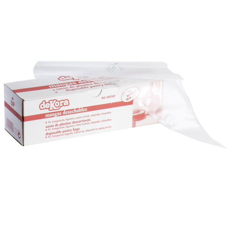 MANGAS DESECHABLES 55CM-90 MICRAS EN ROLLO