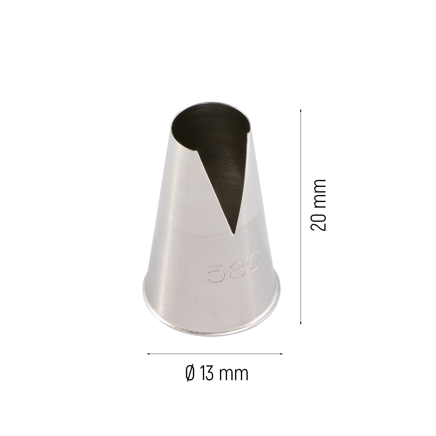 SET 5 BOQUILLAS INOX SAINT HONORE Ø 13MM L20MM