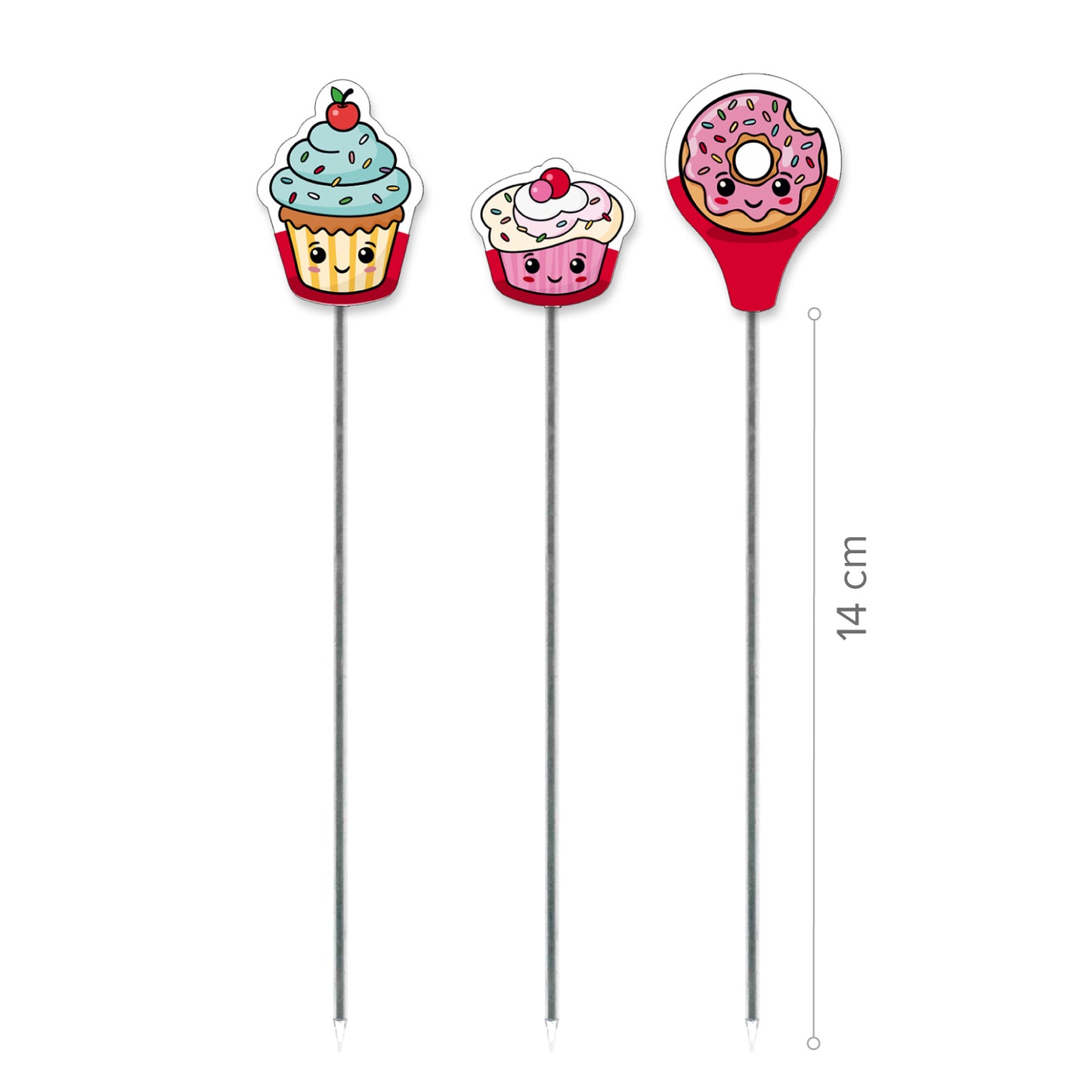 PACK 3 CAKE TESTERS ACCIAIO INOSSIDABILE- DEKORA HOME BAKING