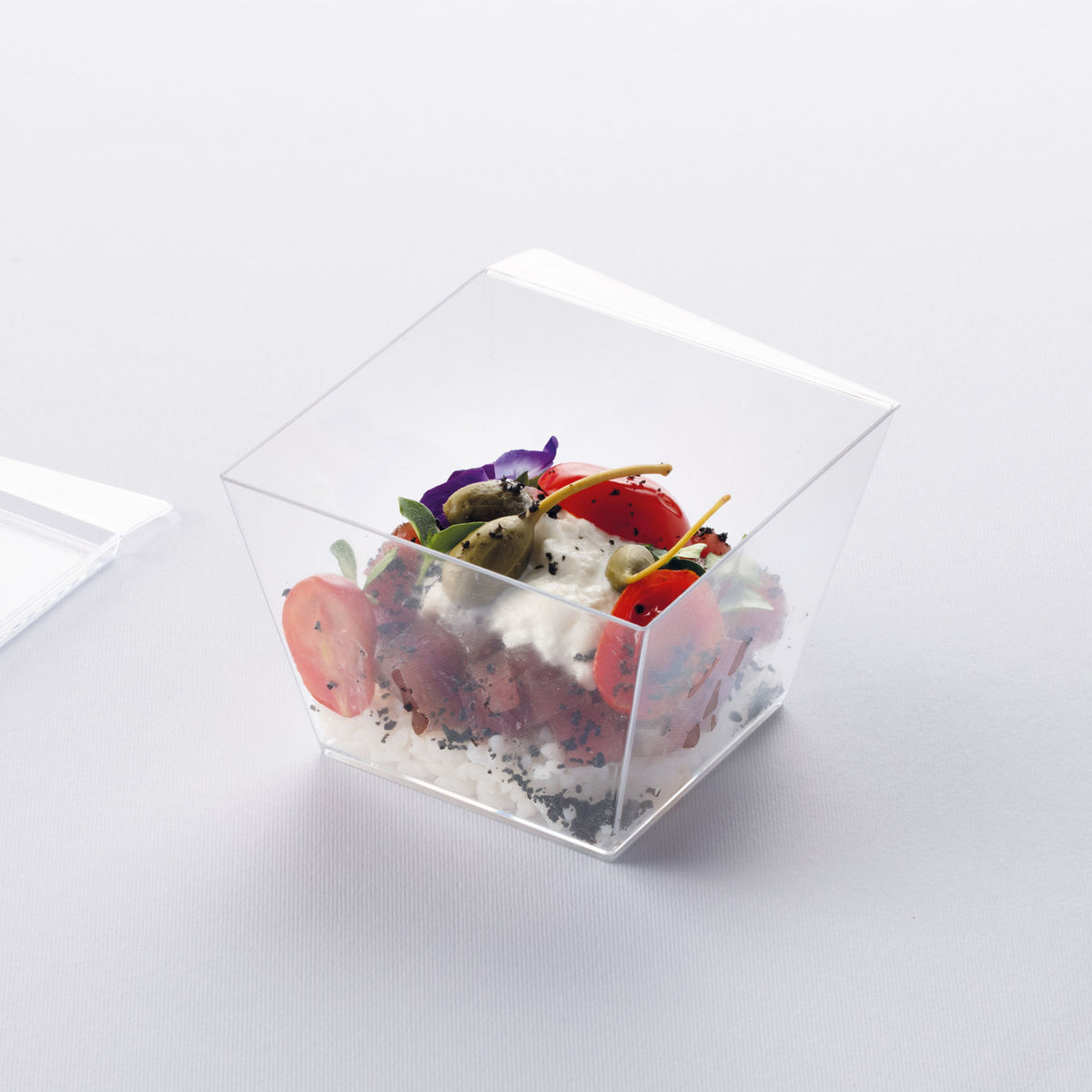 TRANSPARENT PLASTIC CUP ZEN 100 X 118 X H70 MM – 460 ML – 50 PCS
