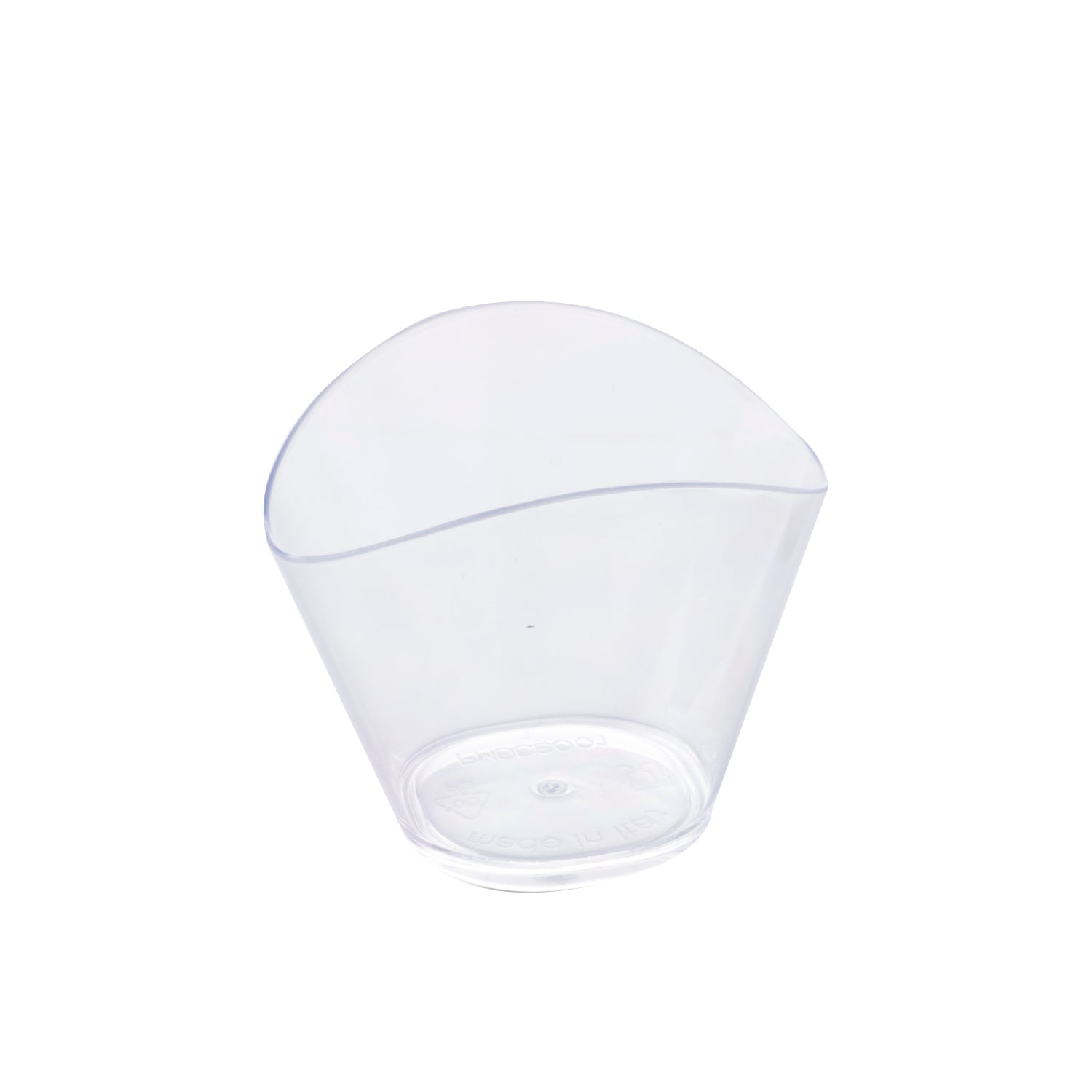VASITO PLASTICO TRANSPARENTE WAVE CAP.50ML