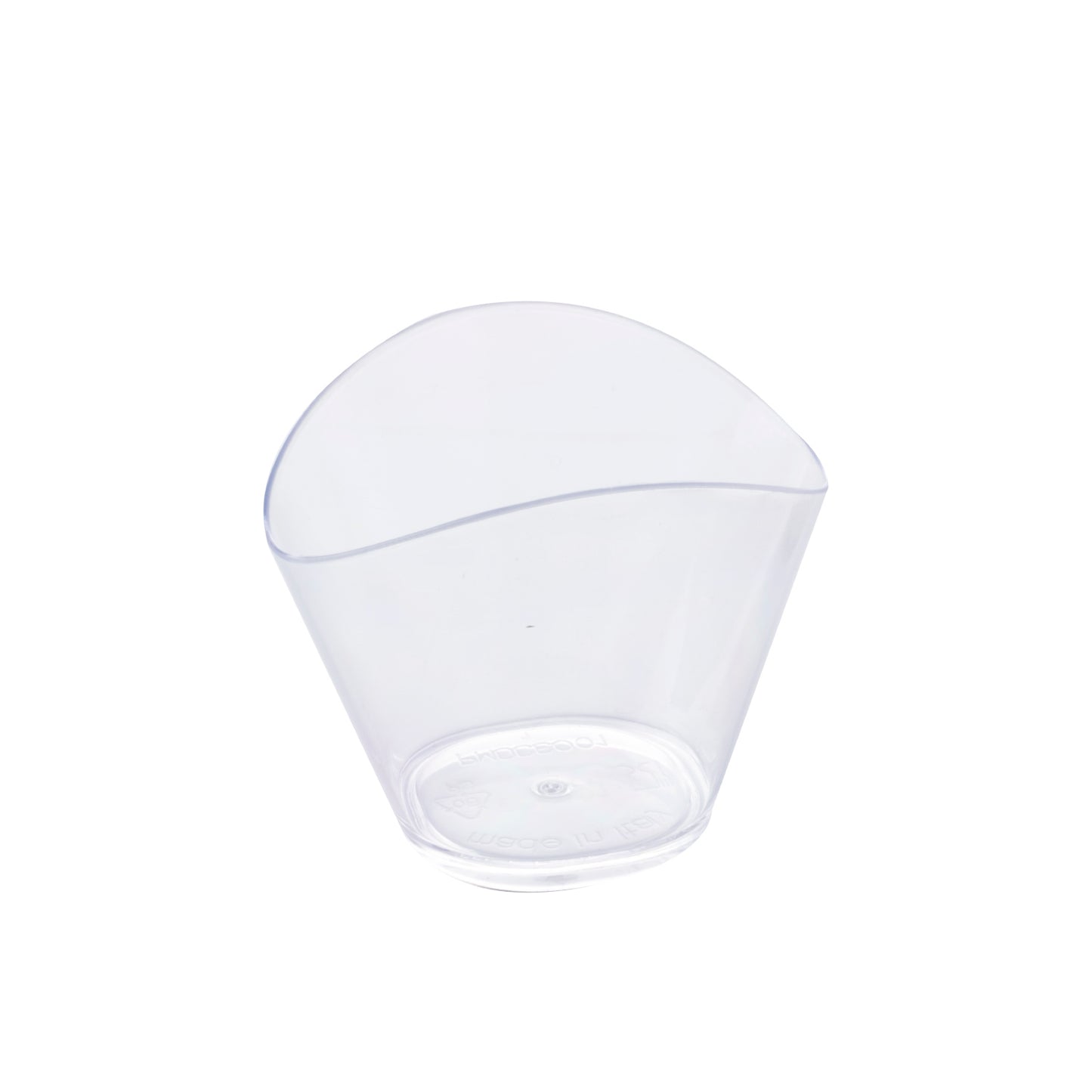 VASITO PLASTICO TRANSPARENTE WAVE CAP.50ML