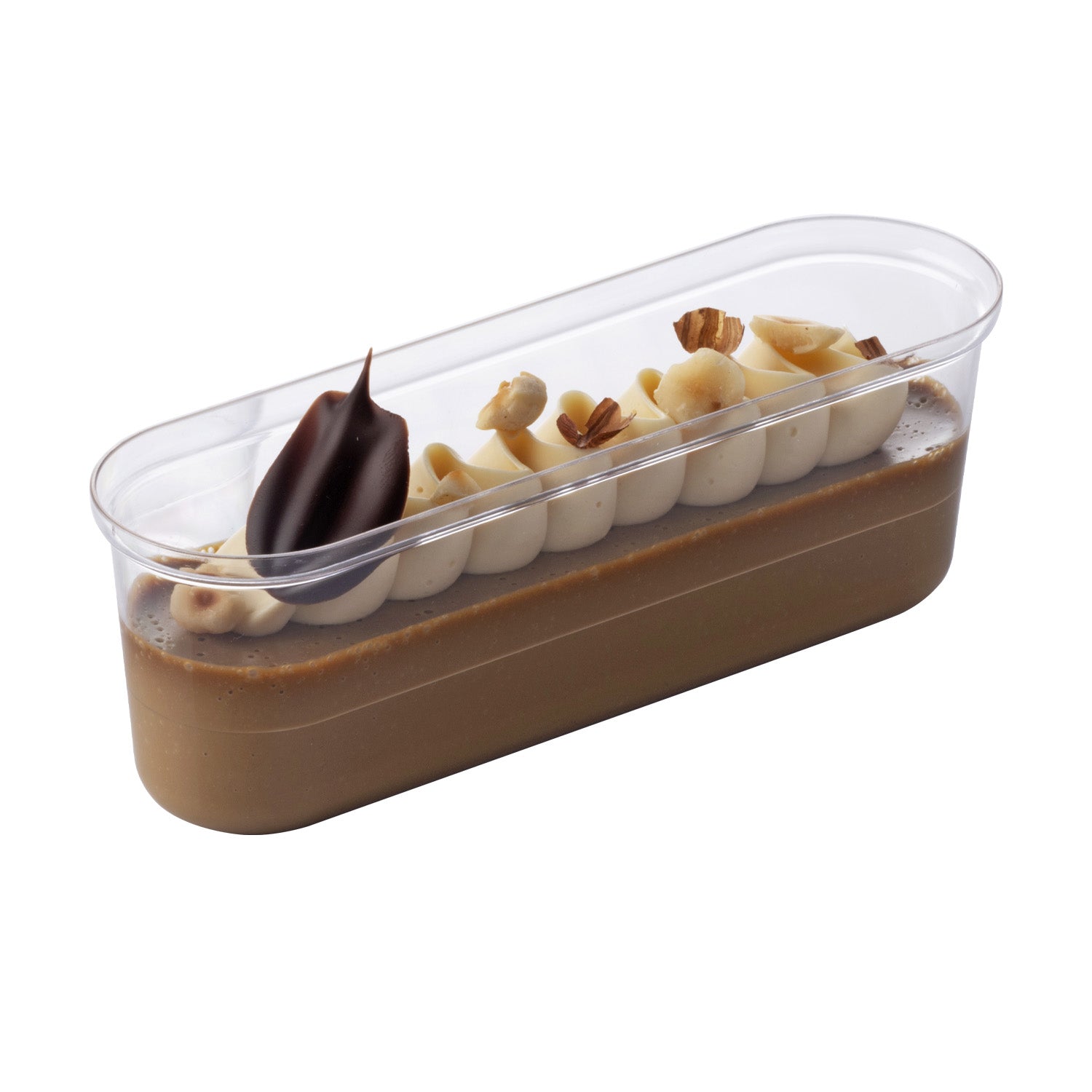 PLASTIC ECLAIR CUP XL 144X43H48MM CAP.165ML