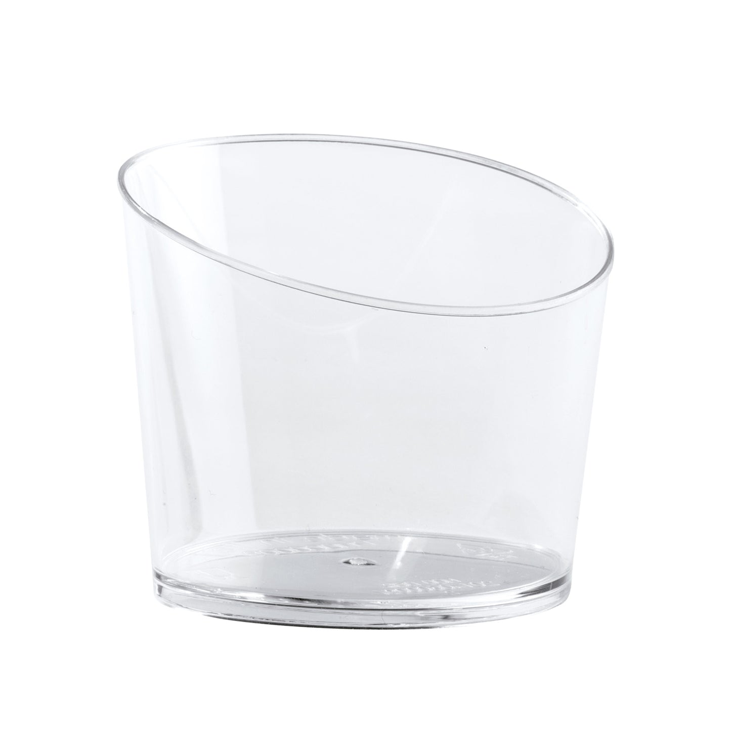 TRANSPARENT PLASTIC CUP GREEK Ø 73X61MM CAP.120ML