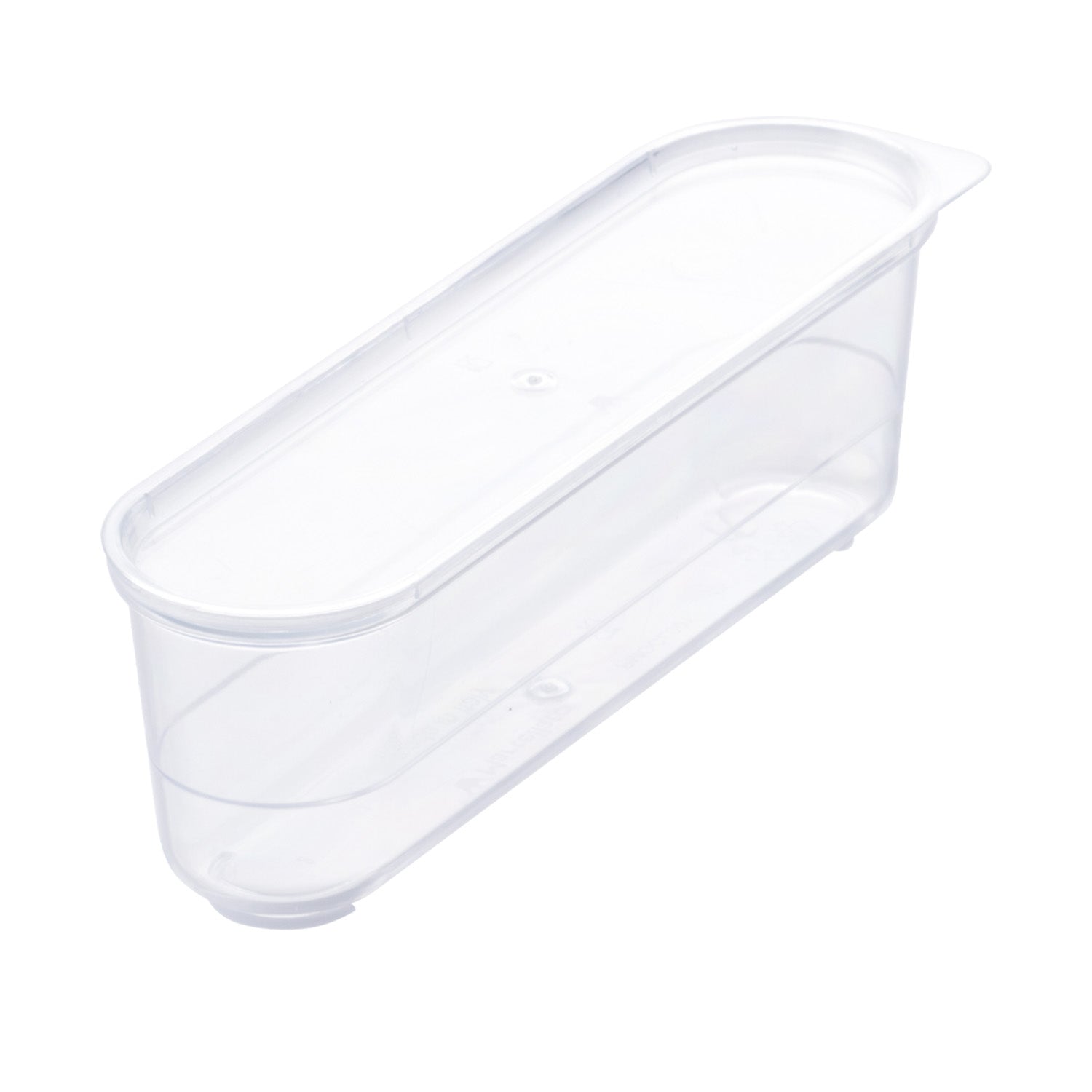 VASITO PLÁSTICO TRANSPARENTE ECLAIR 137X37 H41 MM CAP.1