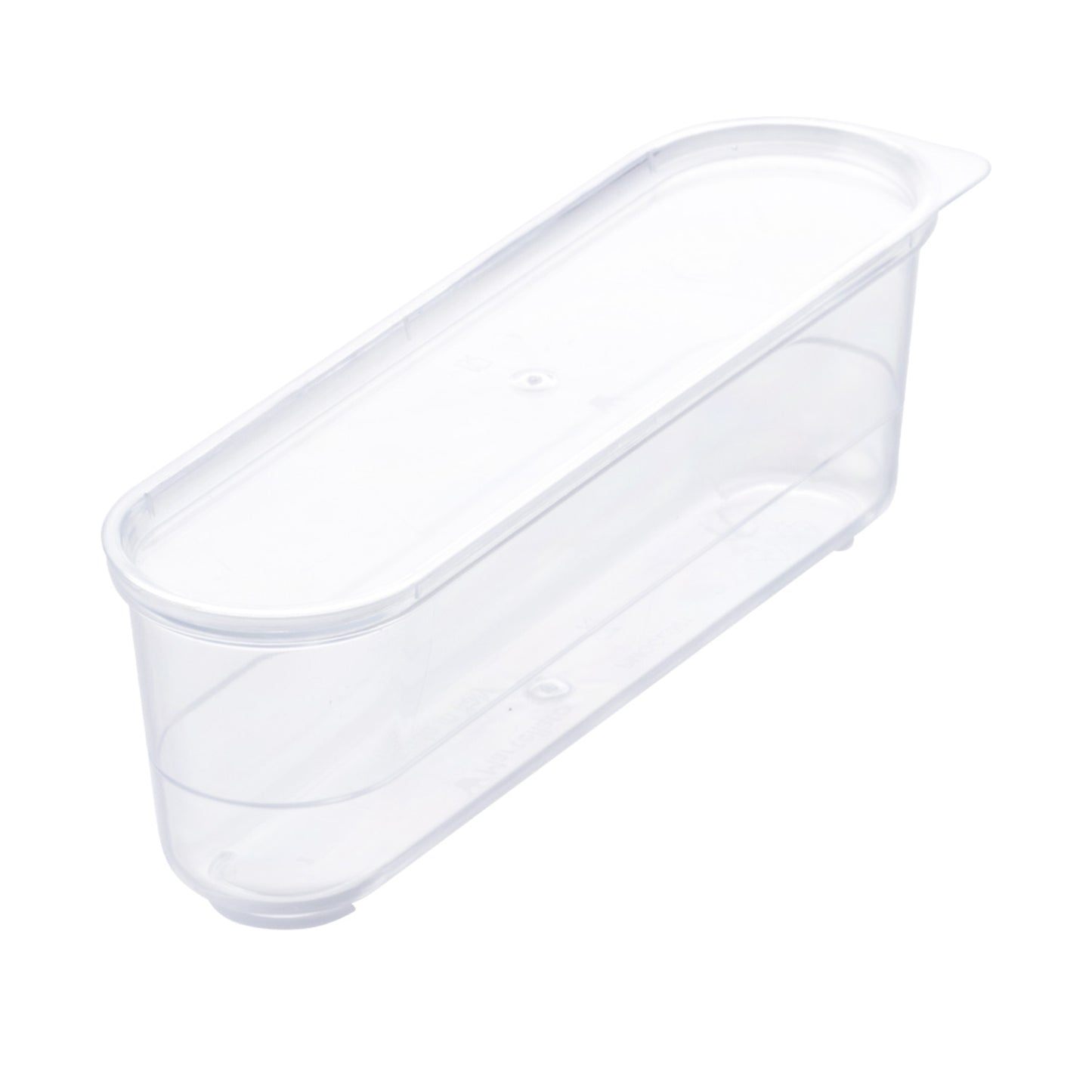 VASITO PLÁSTICO TRANSPARENTE ECLAIR 137X37 H41 MM CAP.1