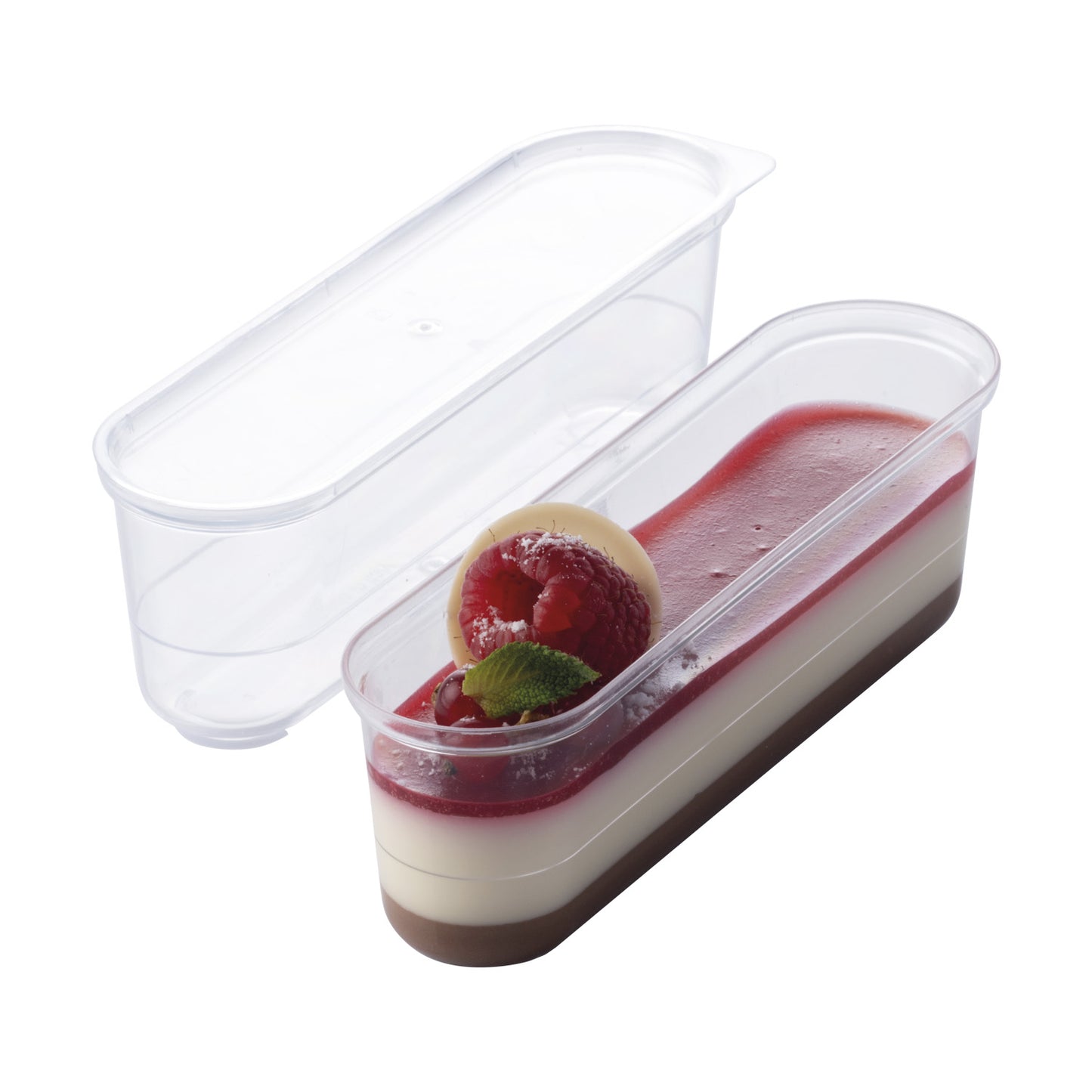 COPO DE PLÁSTICO TRANSPARENTE ECLAIR 137 X 37 H41 MM CAP.120