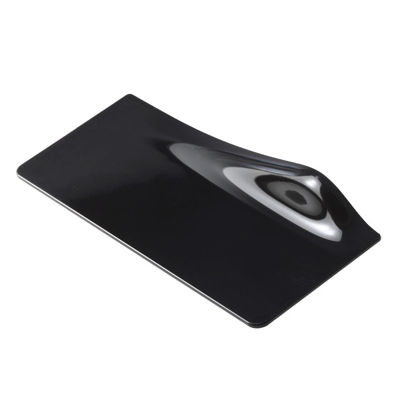 MINI BANDEJA PLASTICO NEGRO GOGO RECTANGULAR 14X5.5CM