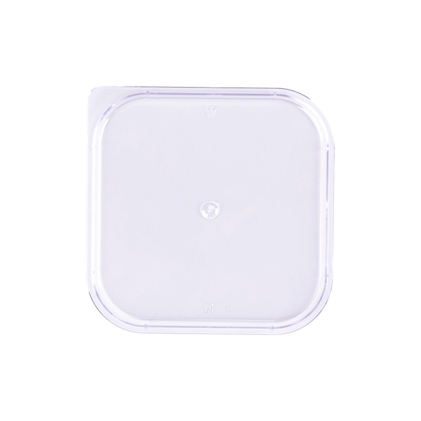TAPA PARA VASITO PLASTICO KUBITO 84.3X84.3H5.7MM