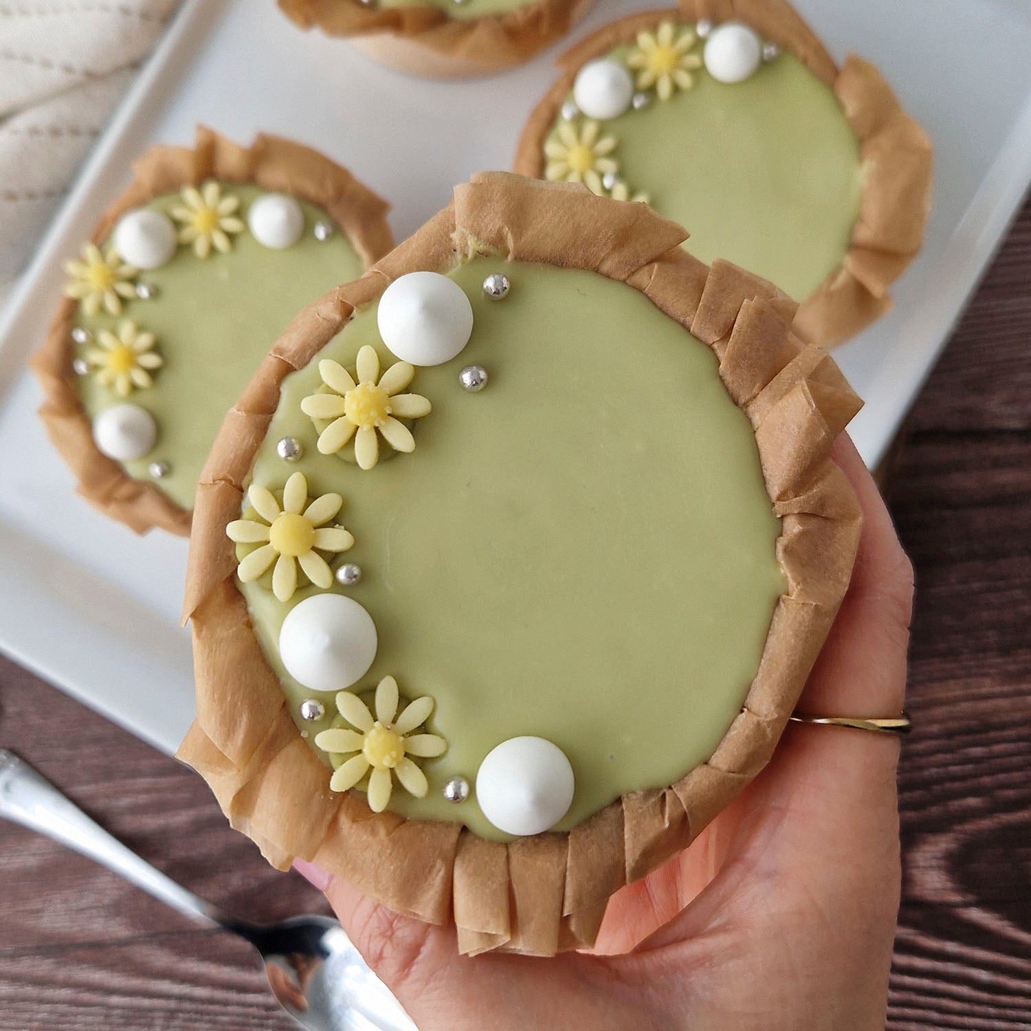 AROS DE MADERA 8 Ø X 3 H CM CON PAPEL - 160 UDS