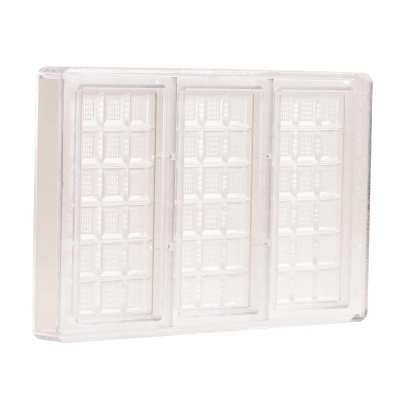 STAMPO POLICARBONATO TAVOLETTA CIOCCOLATO 150X70MM
