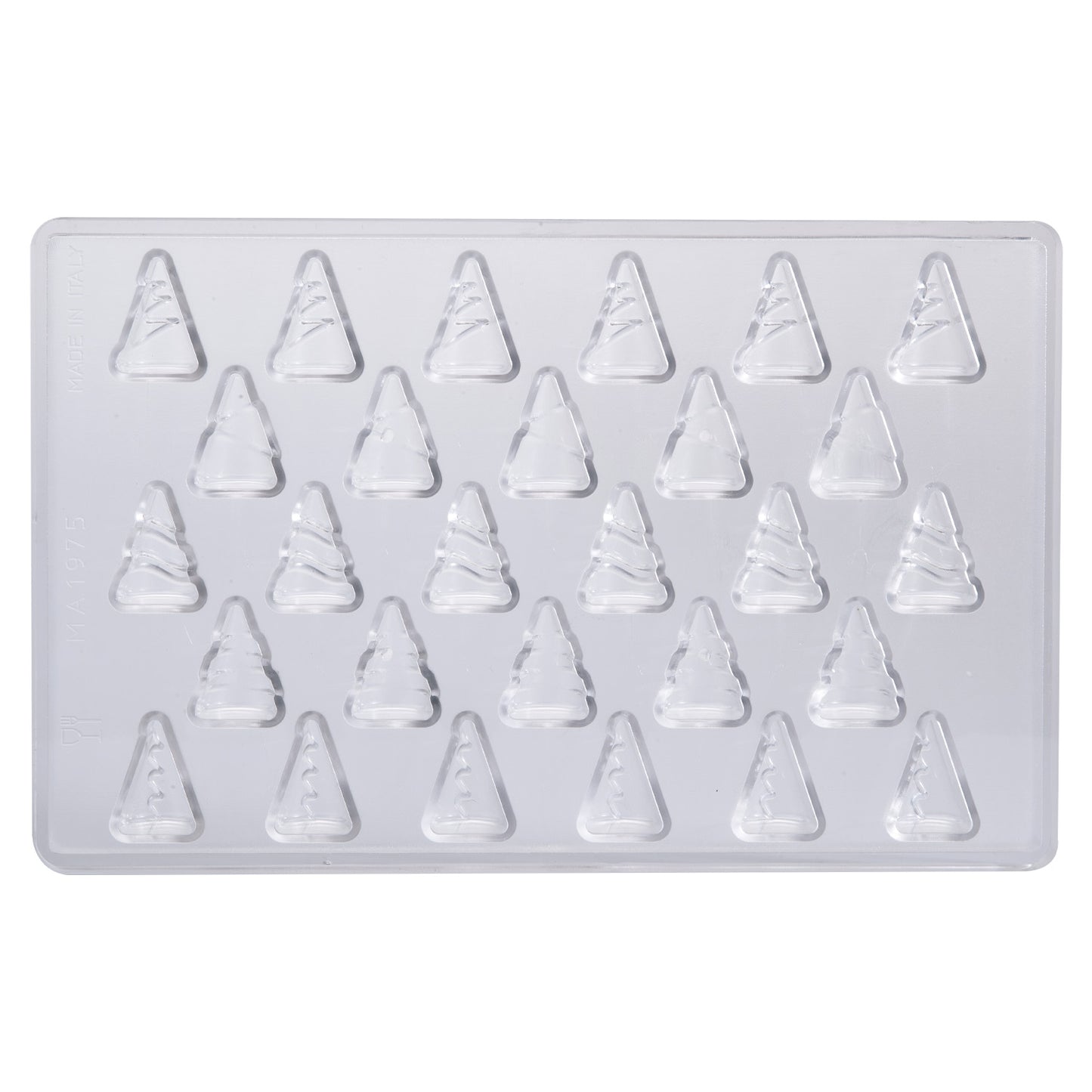 BOLOR DE POLICARBONATO ÁRVORE DE NATAL TREE 31X22 H 22MM | 30 PEÇAS