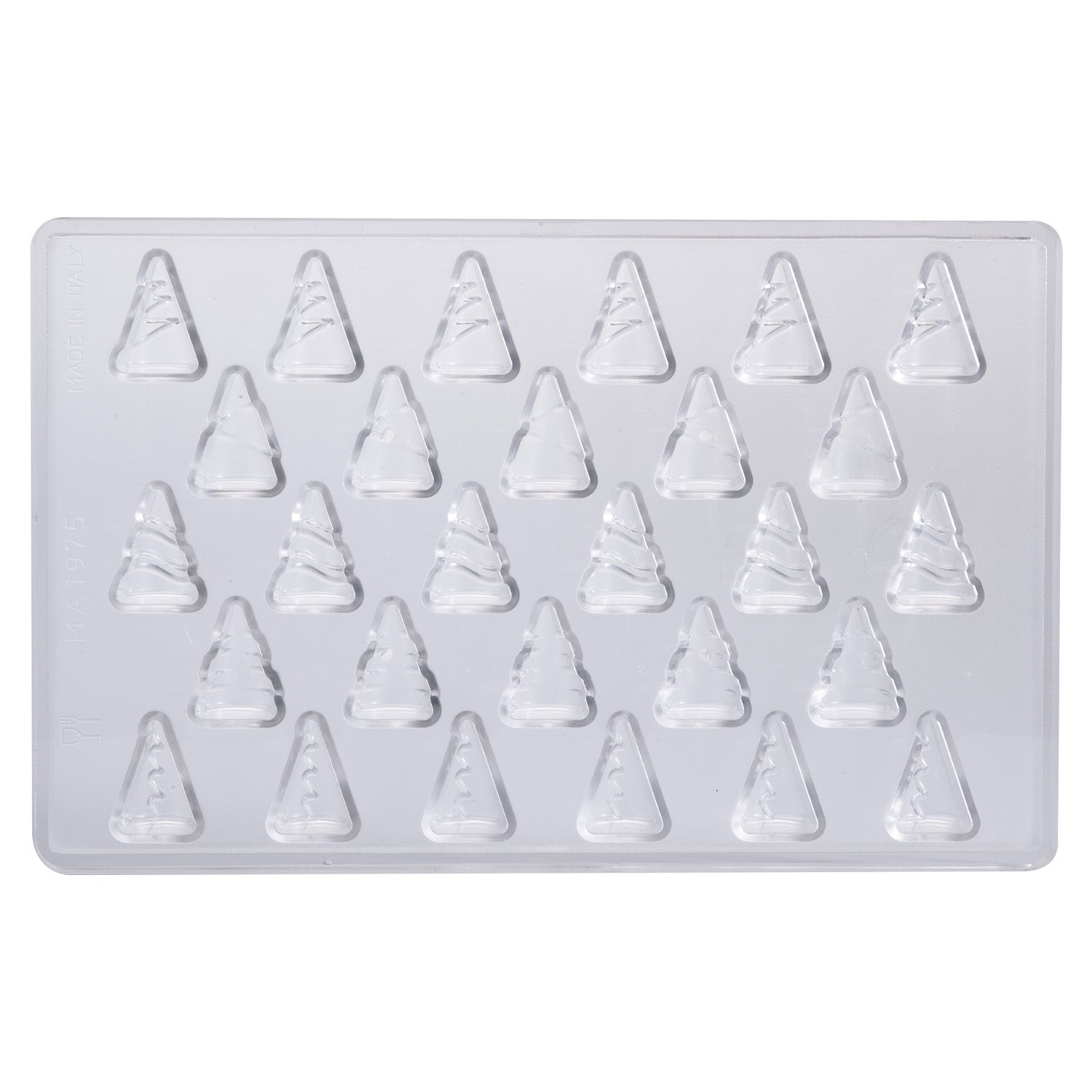BOLOR DE POLICARBONATO ÁRVORE DE NATAL TREE 31X22 H 22MM | 30 PEÇAS