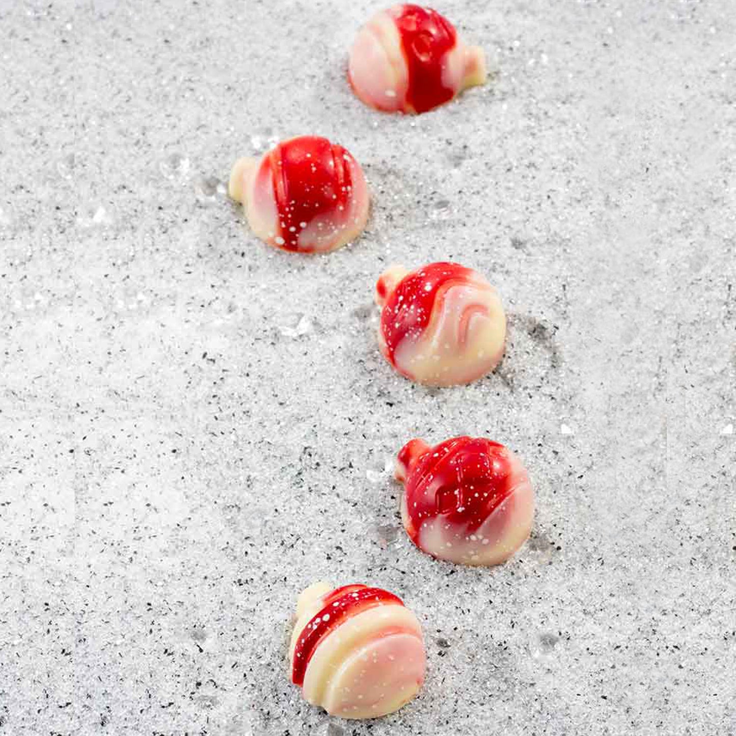 MOULE POLYCARBONATE BOULE DE NOËL 30x26 H 16.5 MM | 30 PIÈCES