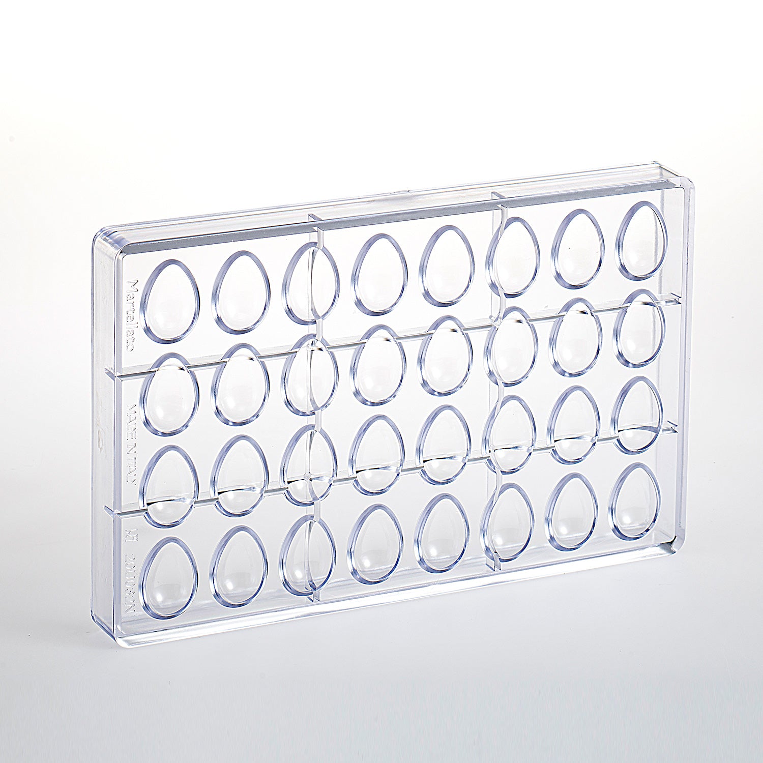 POLYCARBONATE MOLD FOR 16 EGGS 7GR 22X32MM | 32 PCS