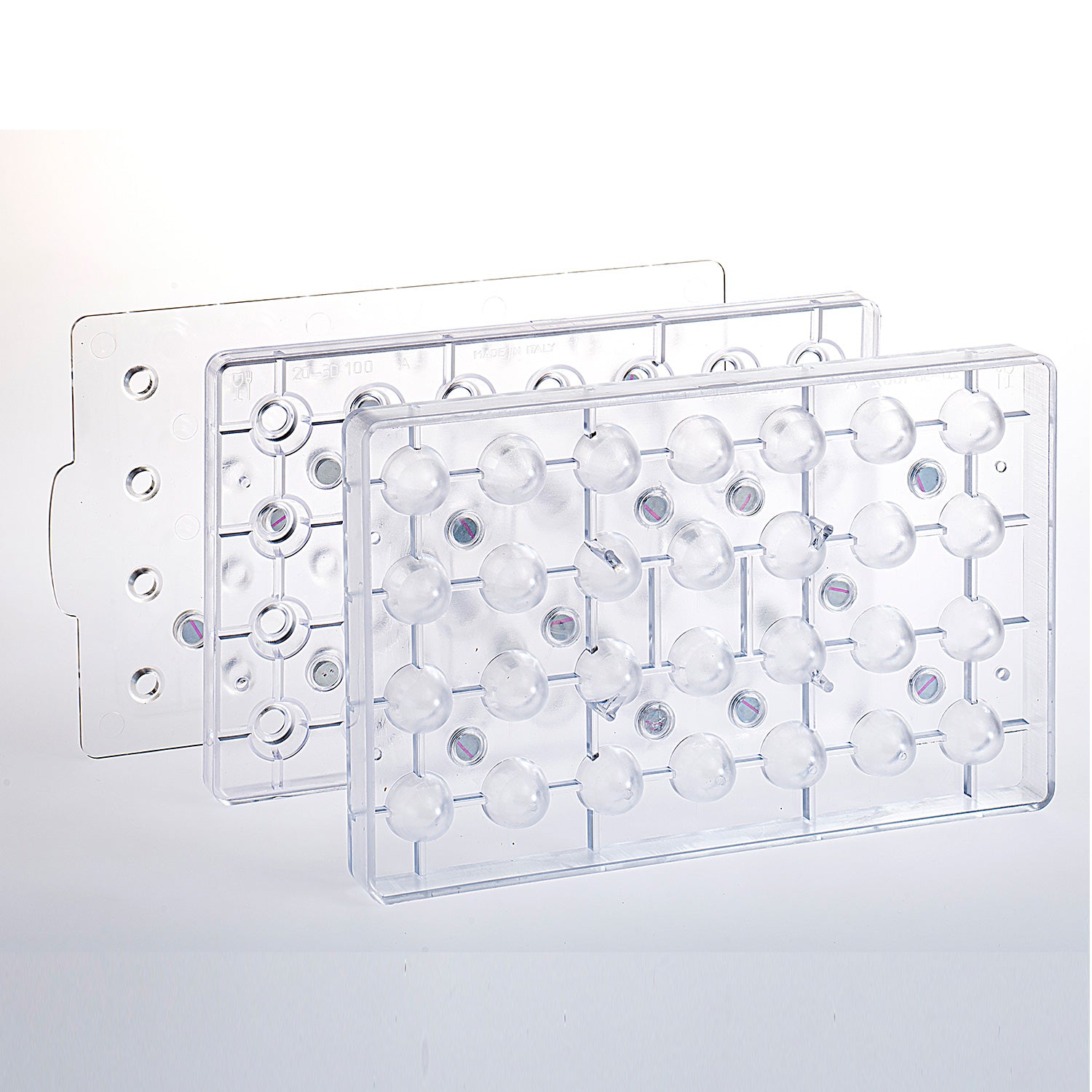 MOULE POLYCARONATE OEUF 3D AVEC AIMANTS 23X32H23MM | 28PCS