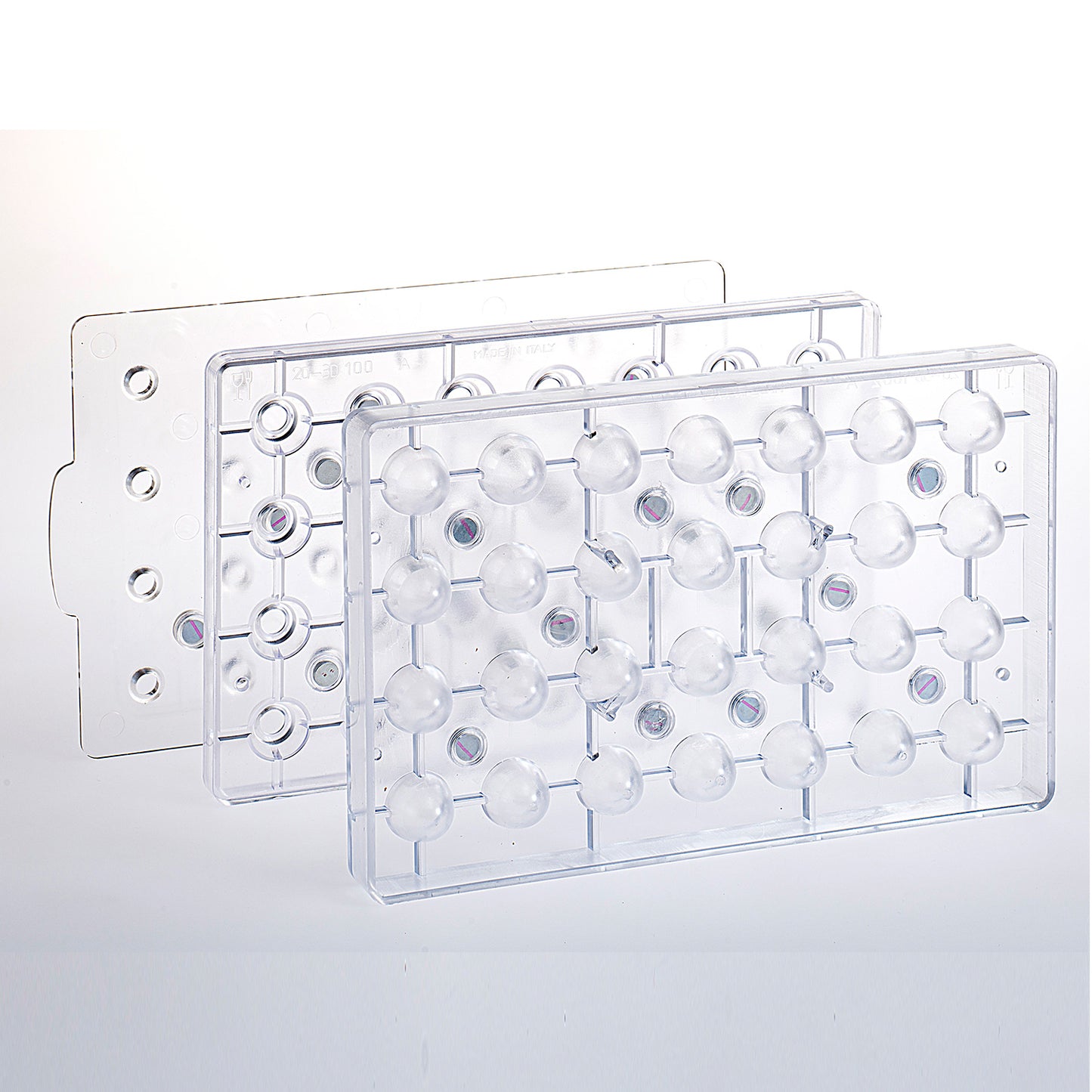 MOULE POLYCARONATE OEUF 3D AVEC AIMANTS 23X32H23MM | 28PCS