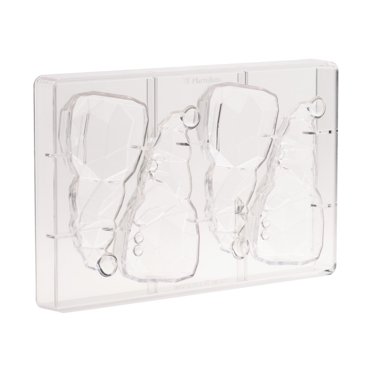 POLYCARBONATE MOULD SANTA CLAUS DIAMOND 68x61 H 130MM | 4U