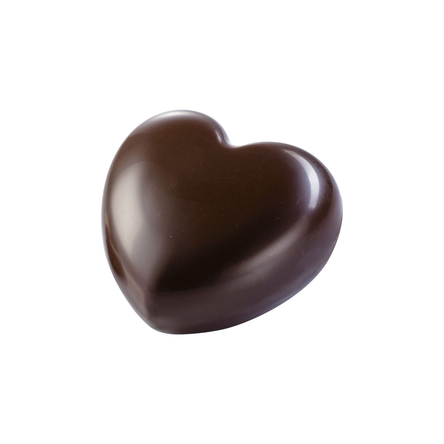 BIG HEART POLYCARBONATE MOLD 75X70H22MM | 6PCS
