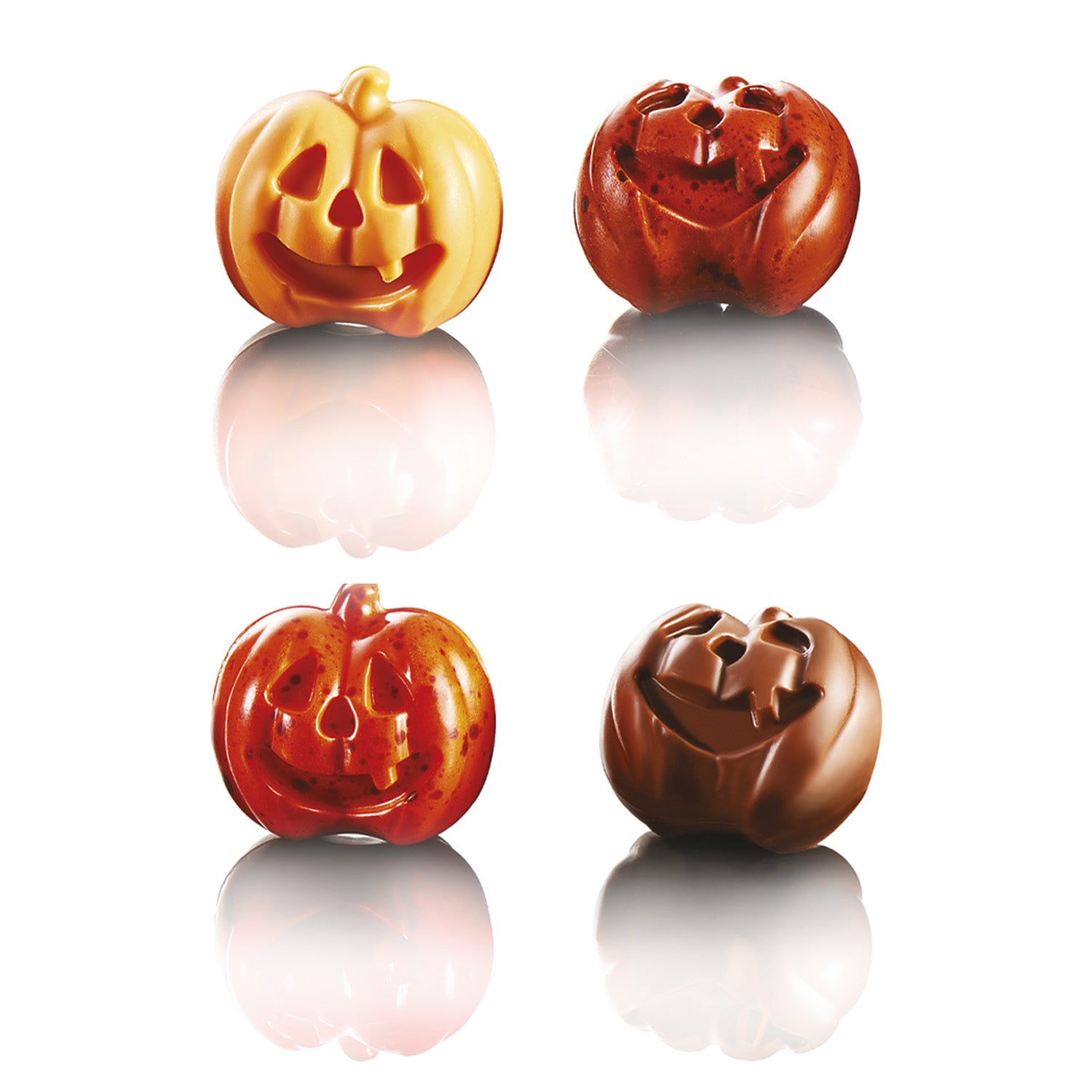 POLYCARBONATE PUMPKIN MOULD 34x31 H15MM | 24 PCS