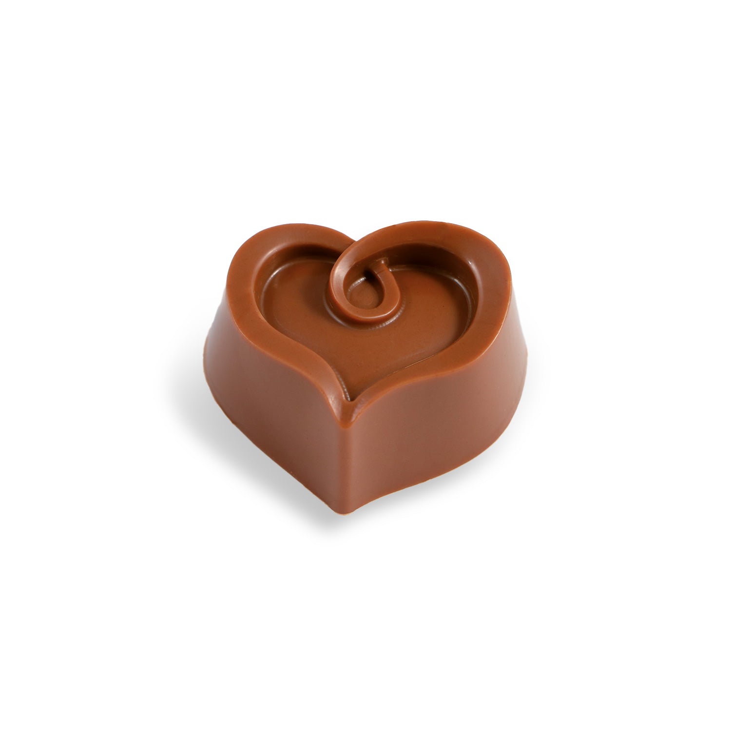 MOLDE POLICARBONATO PRALINÉ CORAZÓN RIZO 31X27XH14MM | 30U