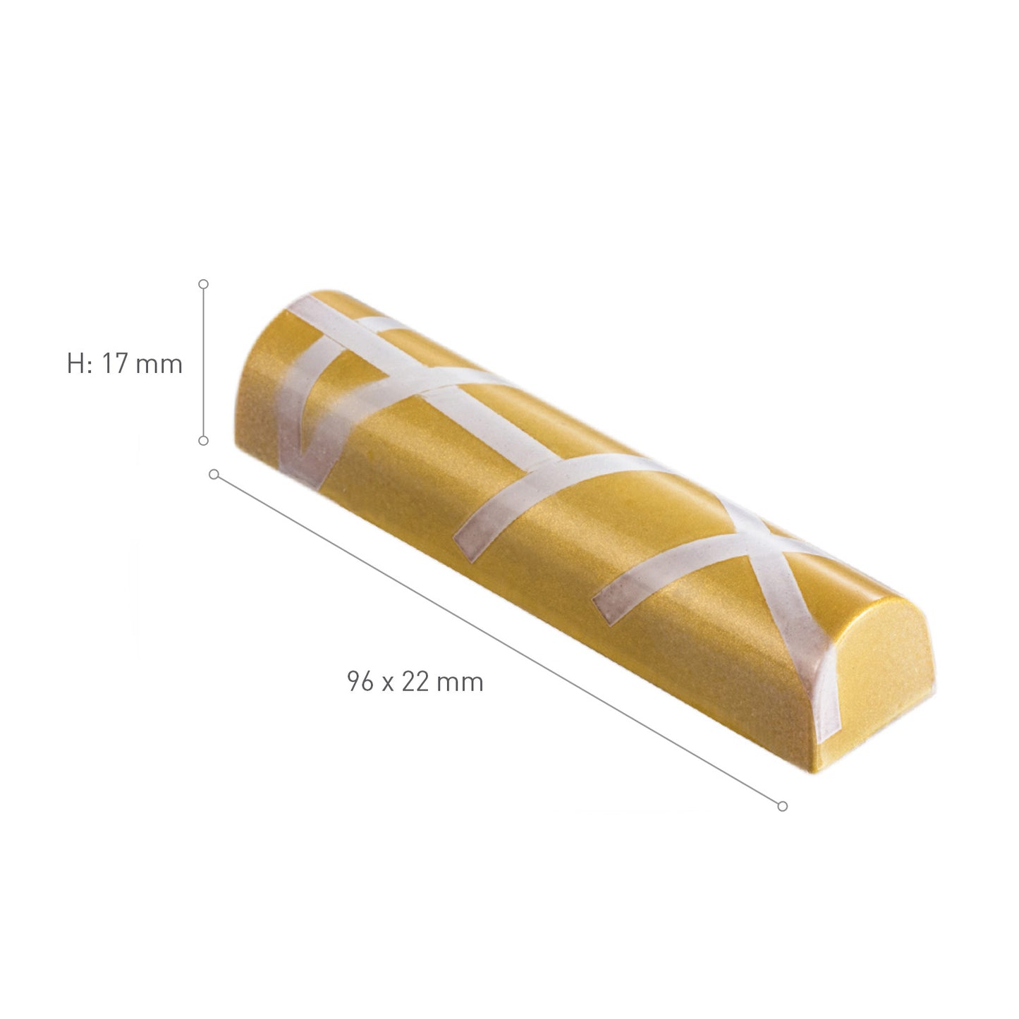 MOLDE POLICARBONATO CURVY 96X22 H17MM | 10PIEZAS 34GR