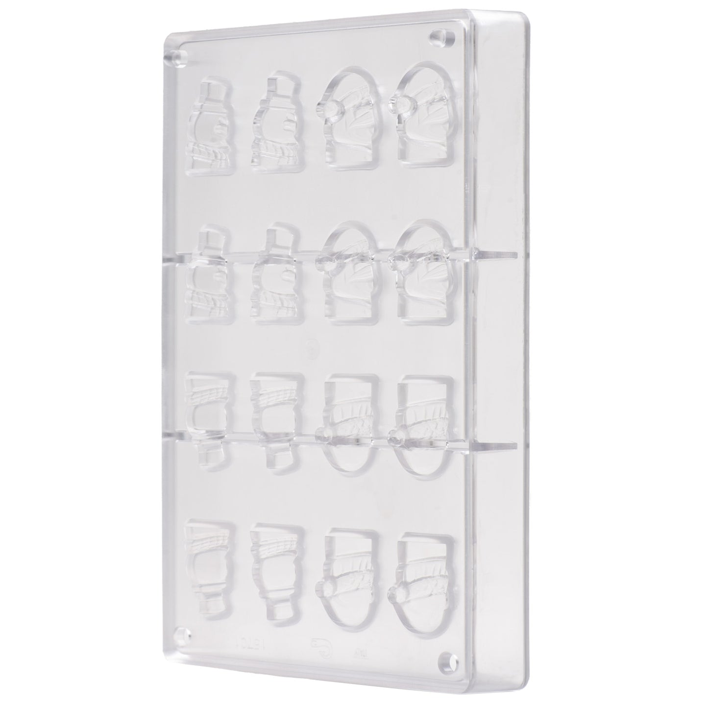 MOLDE POLICARBONATO CHOCOLATE PAPÁ NOEL | MUÑECO NIEVE