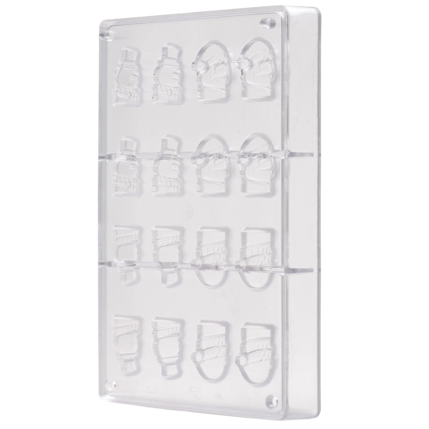 MOLDE POLICARBONATO CHOCOLATE PAPÁ NOEL | MUÑECO NIEVE