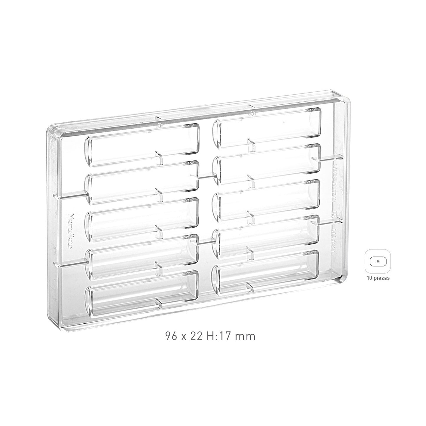 MOULE POLYCARBONATE ROND 198X35 H23MM | 4 PCS