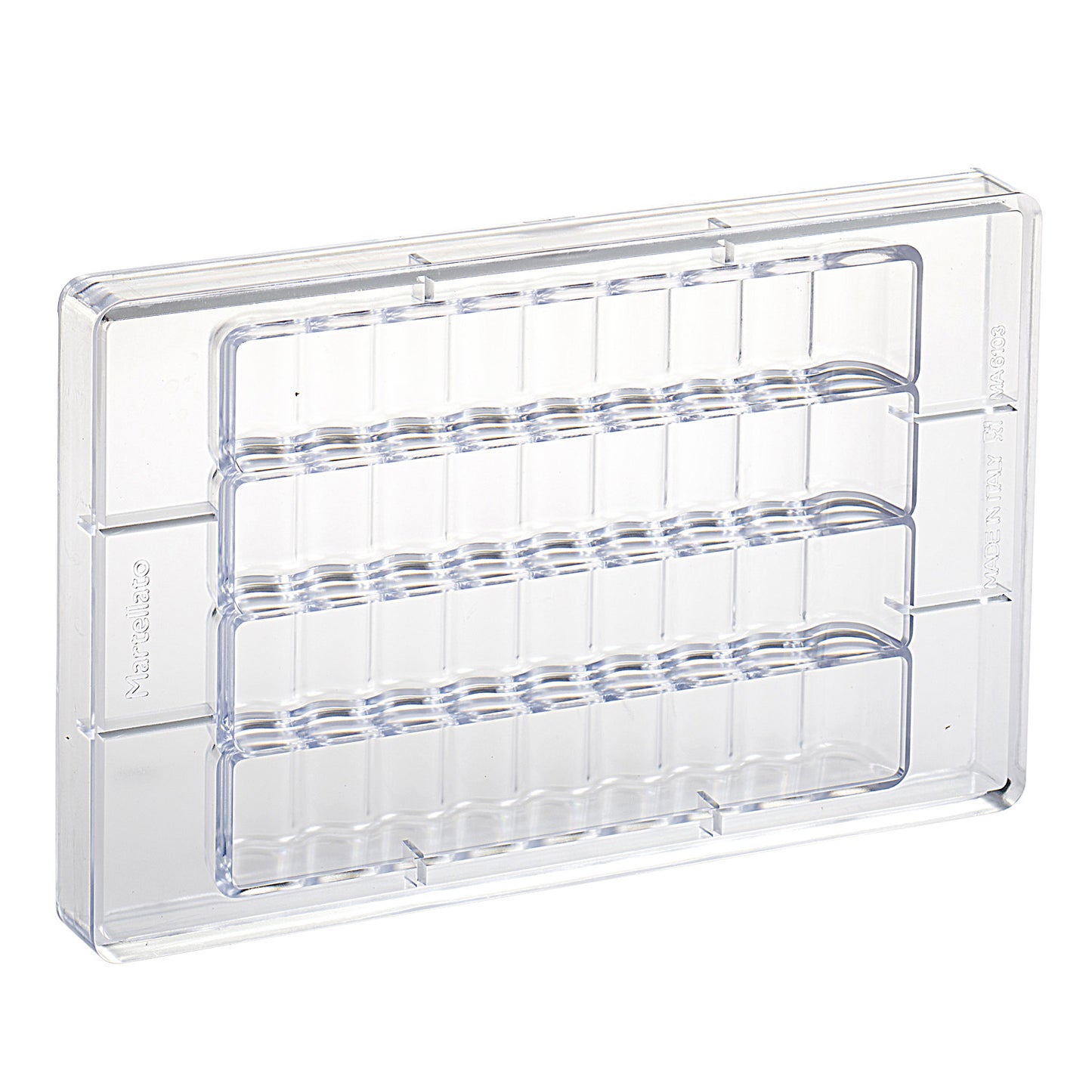 MOLDE POLICARBONATO ONDAS 198X35 H23MM | 4 PIEZAS