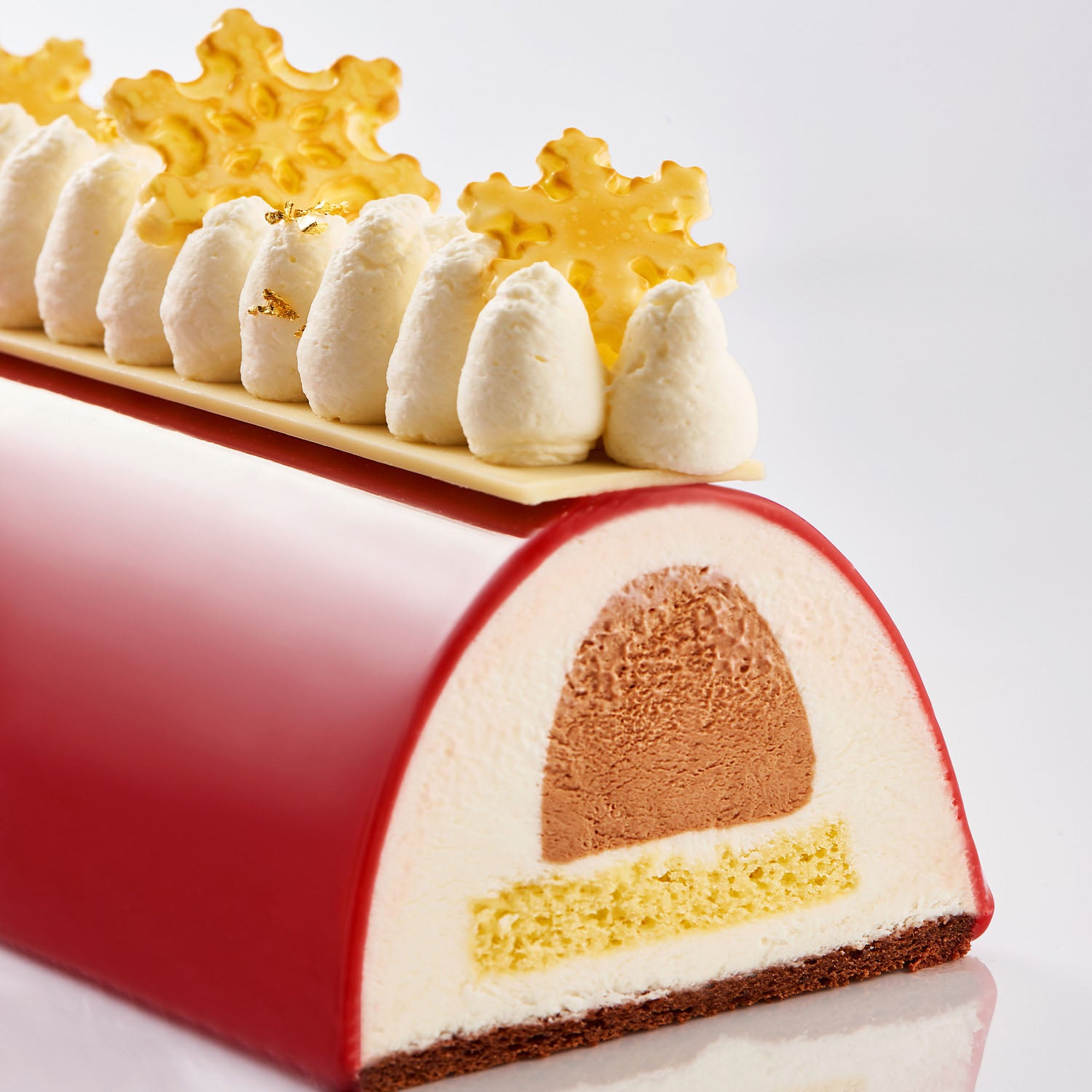 MOLDE POLICARBONATO COPOS DE NIEVE 2 MOD Ø  30/40 MM H4MM