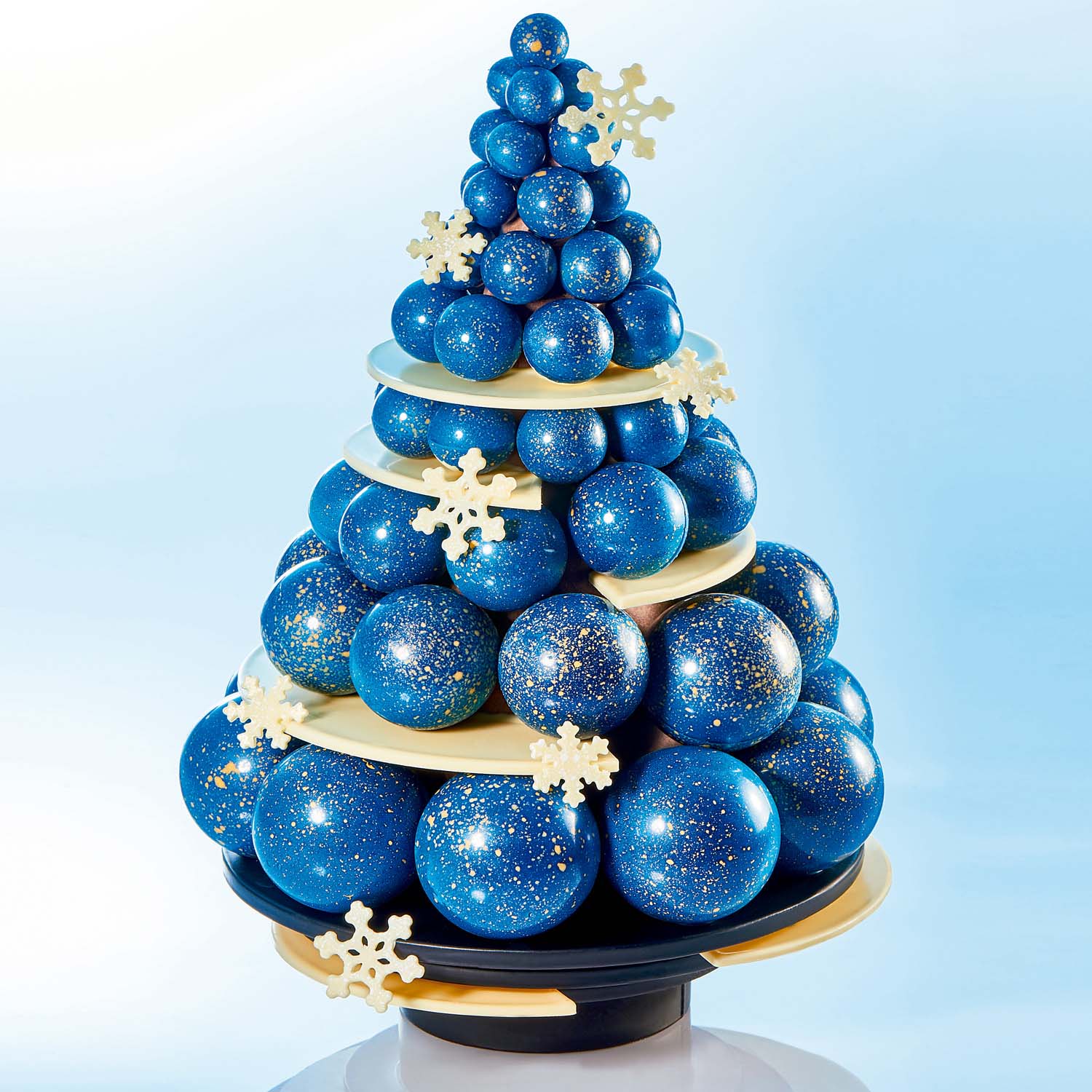 MOLDE POLICARBONATO COPOS DE NIEVE 2 MOD Ø  30/40 MM H4MM