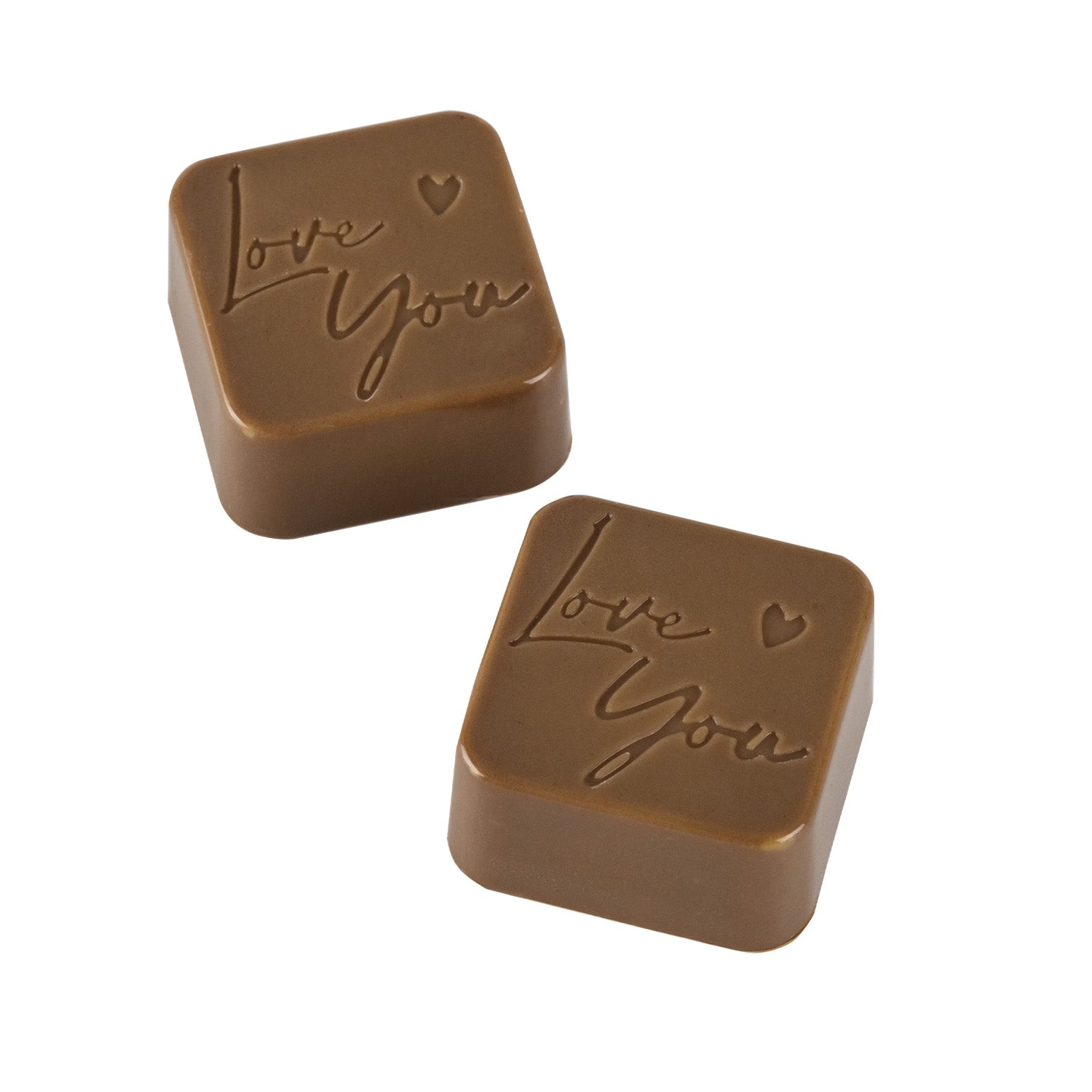 POLYCARBONATE MOULD BOMBONS LOVE YOU 275x175 x 26MM 24 PCS